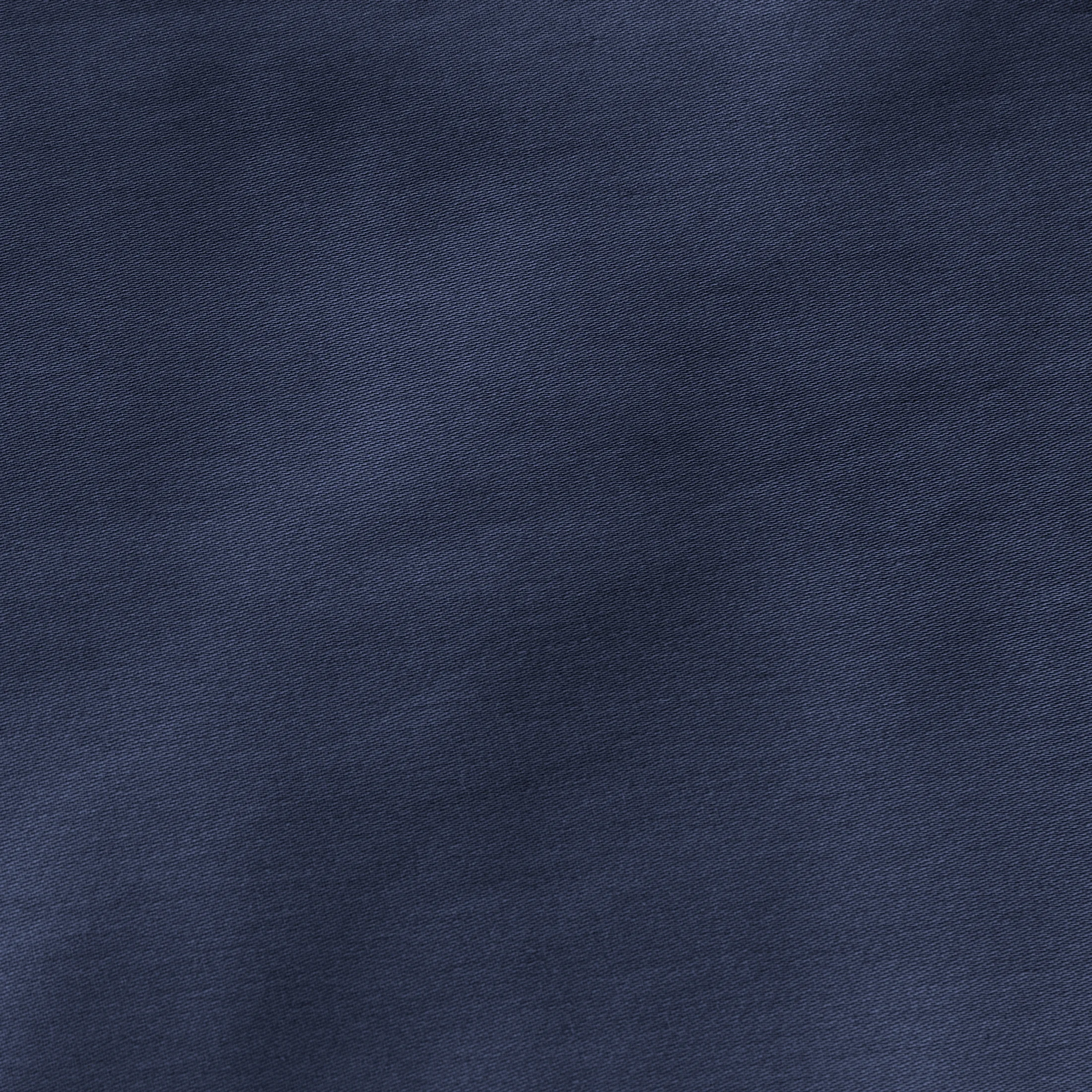 Pościel 140x200 cm komplet 2 częściowy bawełniana gładka kolor ciemnogranatowy NOVA 3