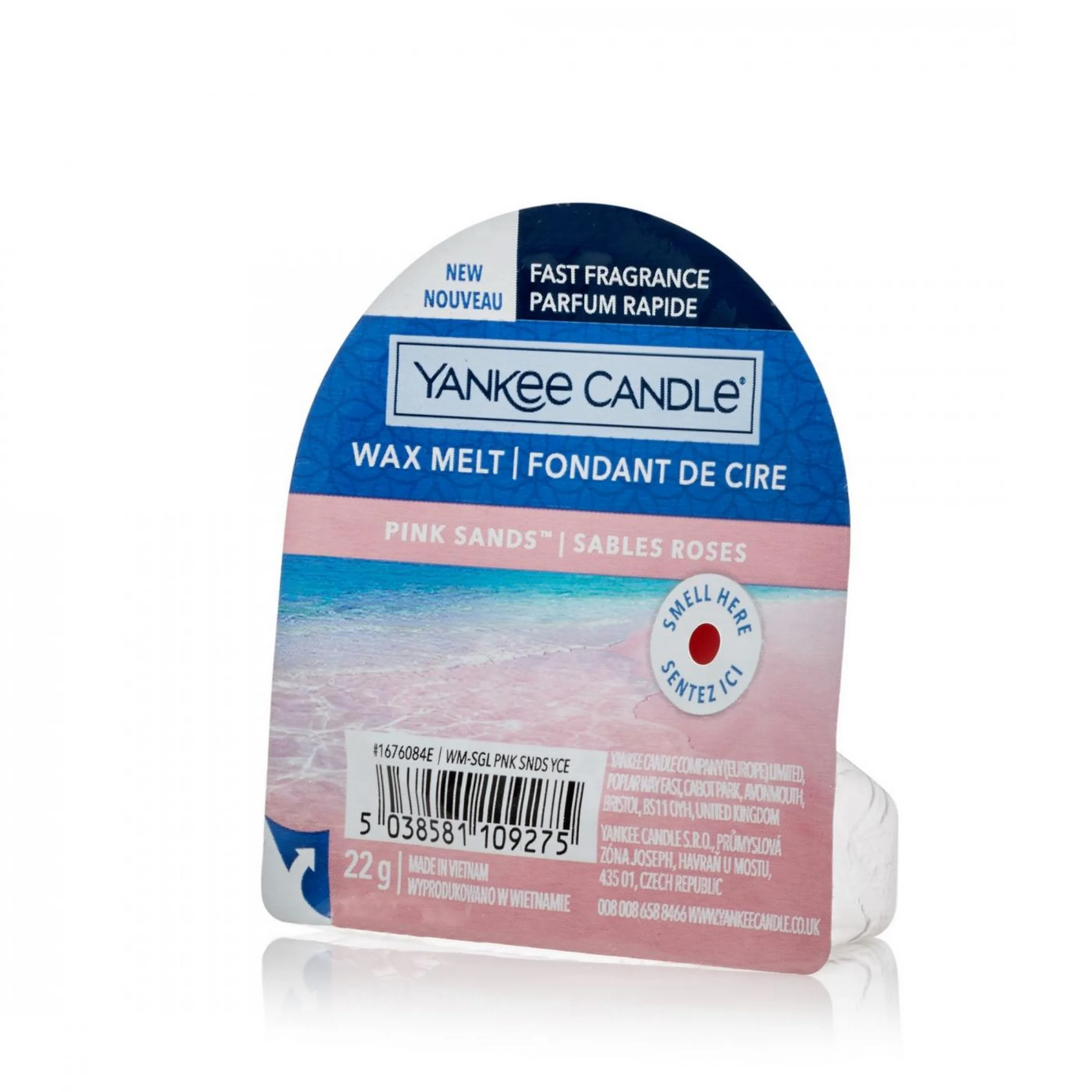 YANKEE CANDLE - Wosk zapachowy do kominka - Pink Sands