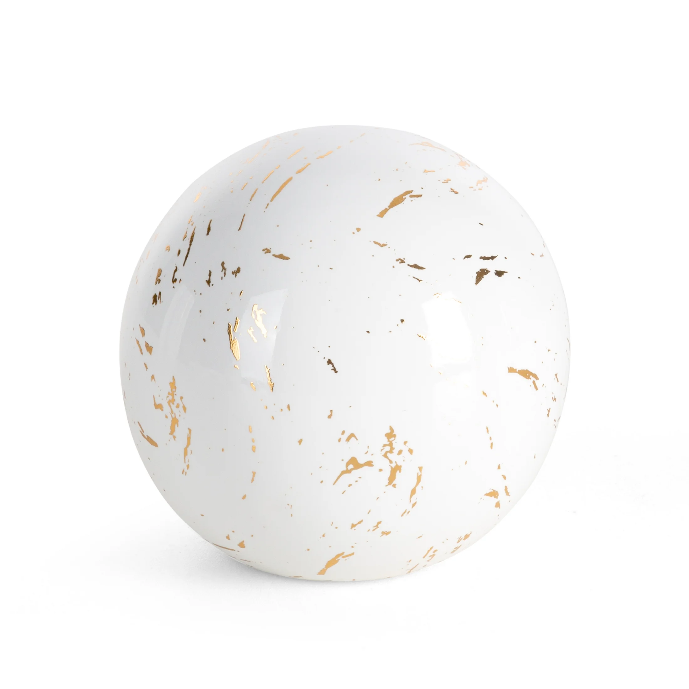 Kula ceramiczna ARIELA 2 zdobiona przecieranym wzorem | eurofirany