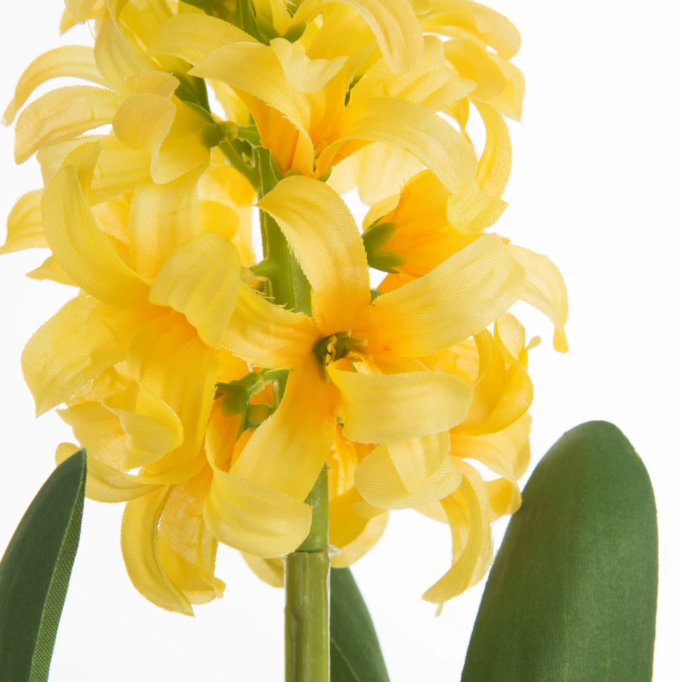 Kwiat sztuczny hiacynt żółty 45 cm
