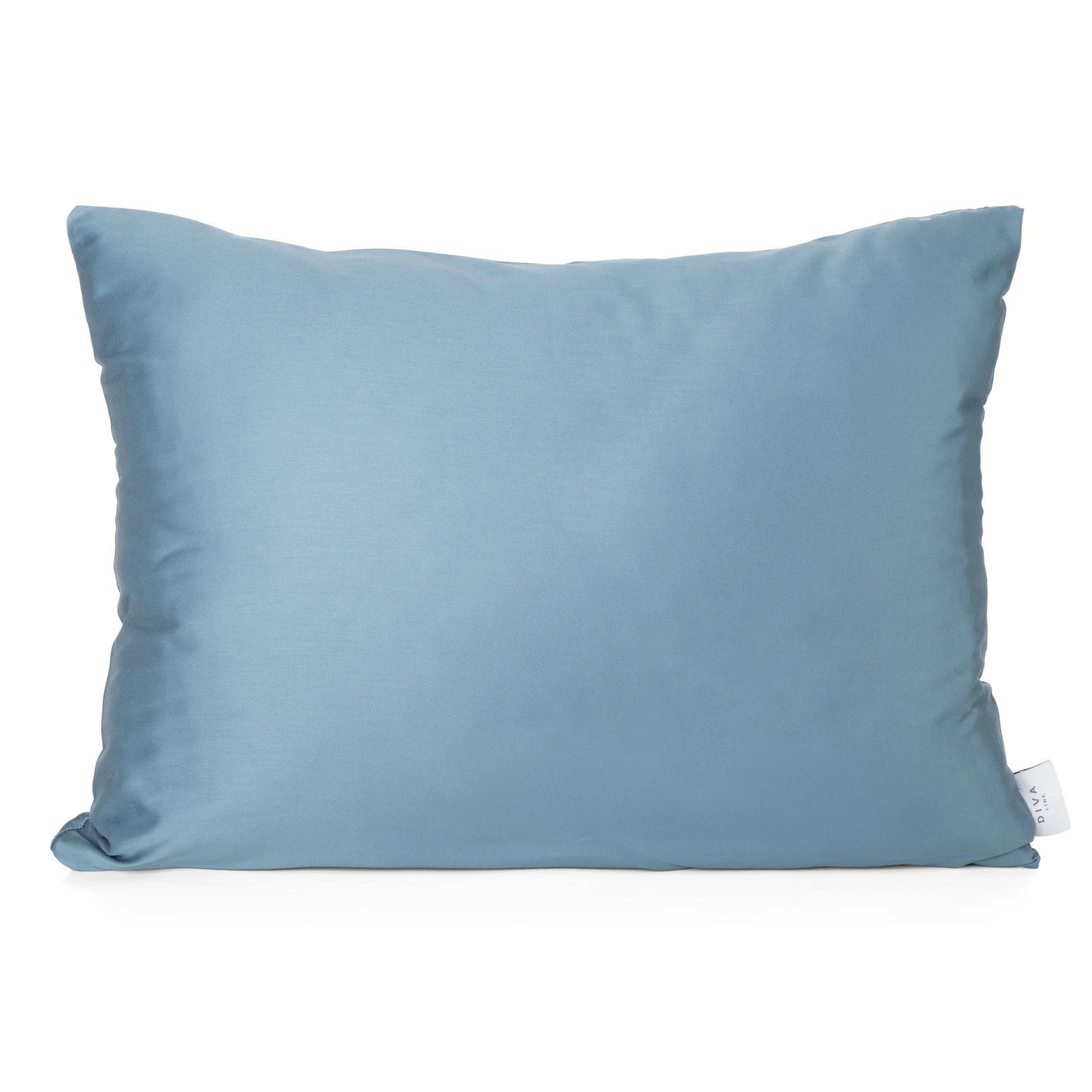 Poszewka na poduszkę 50x70 cm z satyny bawełnianej ciemnoniebieska DINA | eurofirany
