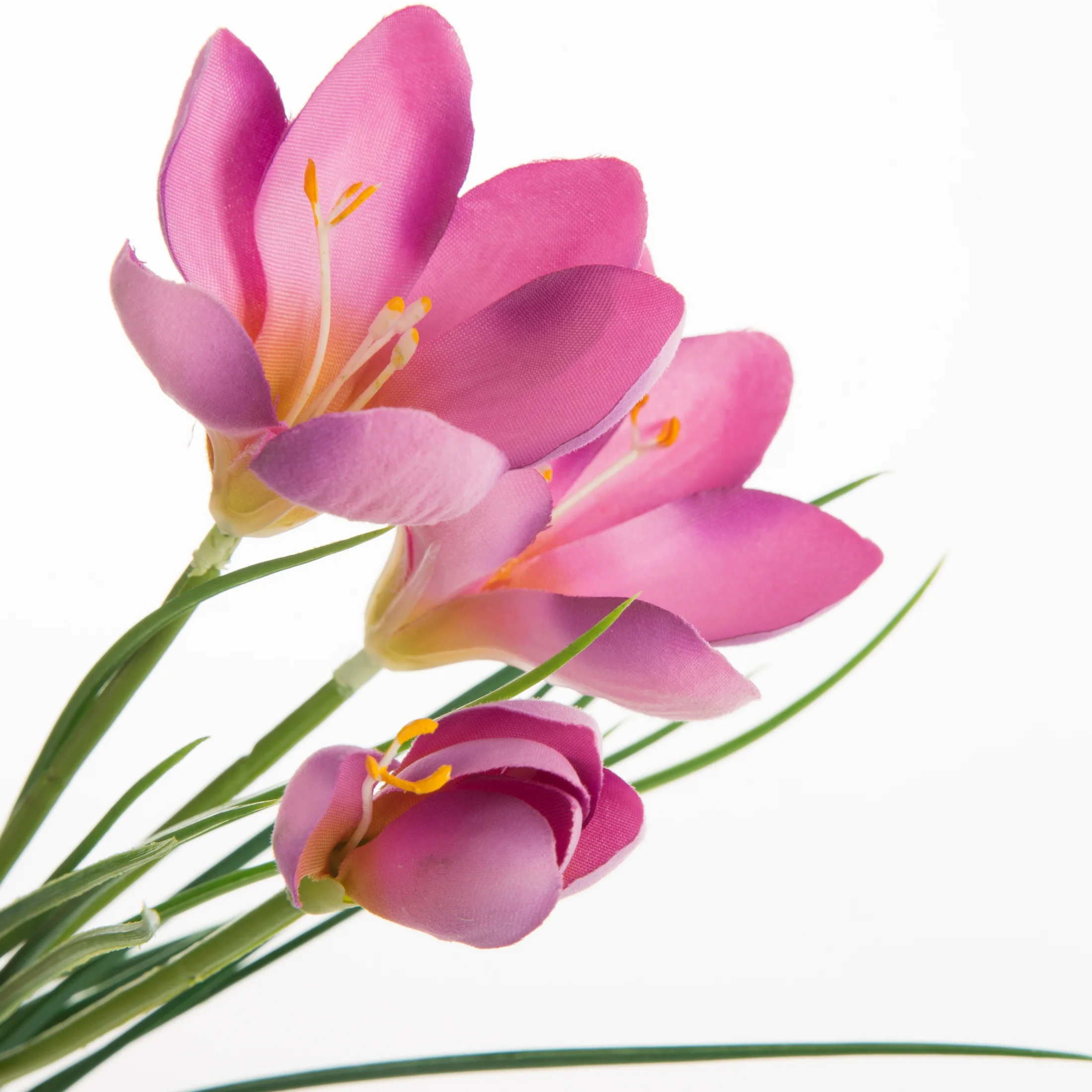 Kwiat sztuczny krokus różowy 30 cm