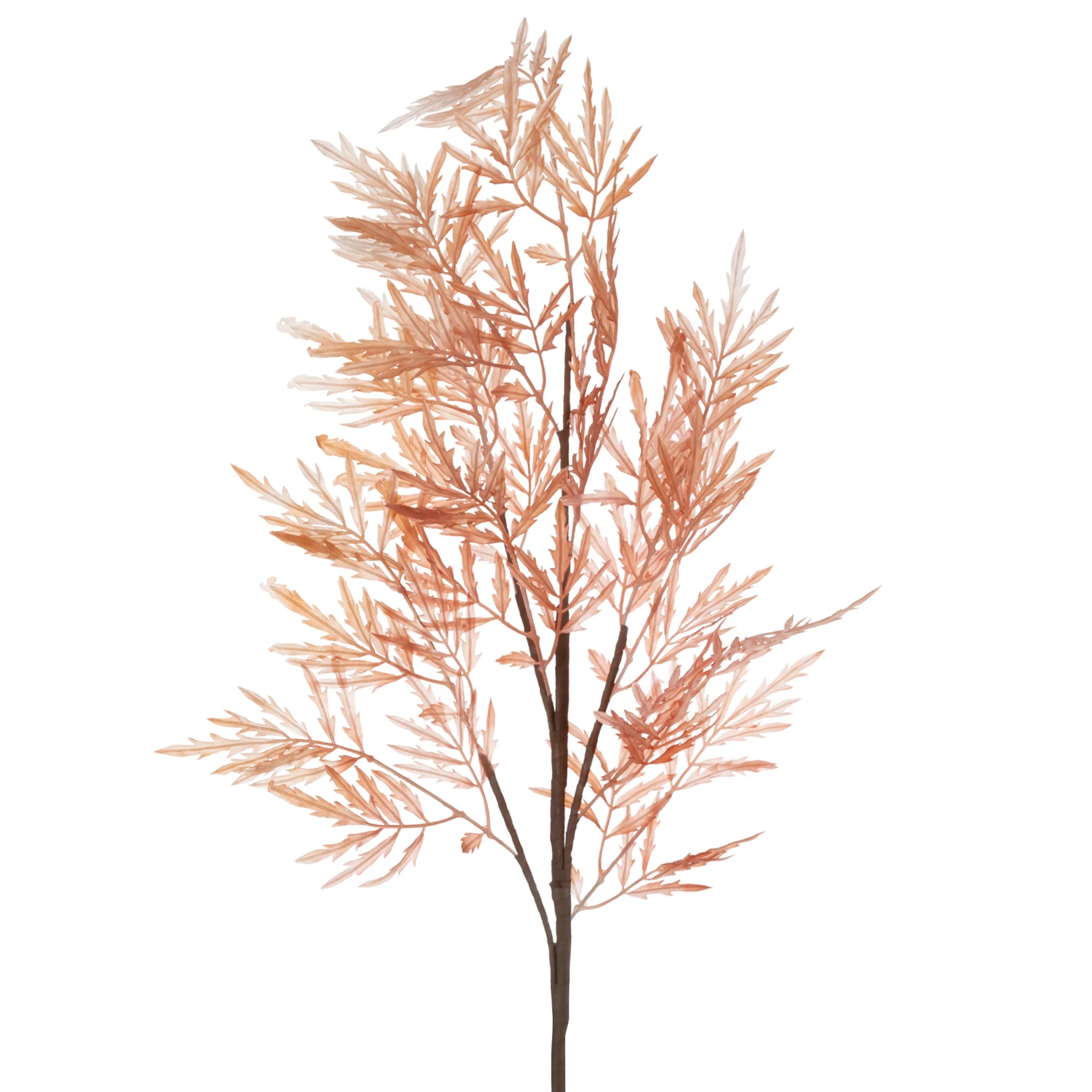 GAŁĄZKA OZDOBNA z drobnymi listeczkami, kwiat sztuczny dekoracyjny