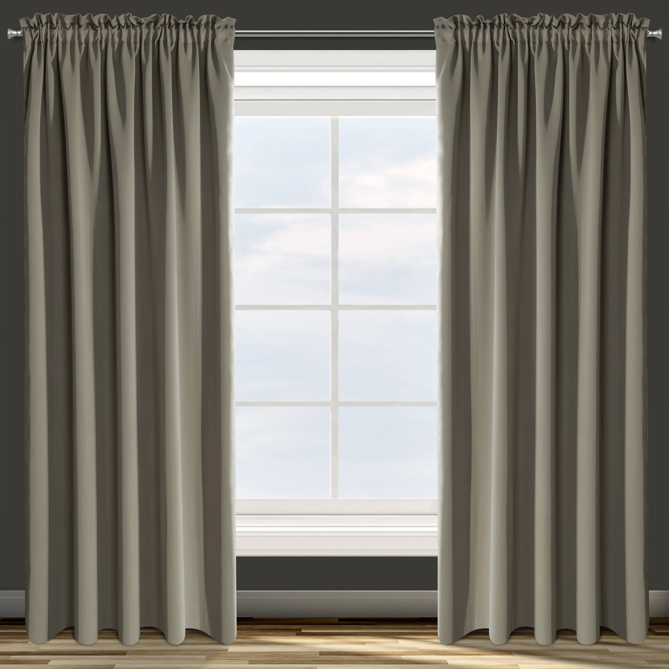 DESIGN 91 Zasłona PARISA z gładkiej tkaniny zaciemniającej typu BLACKOUT | eurofirany