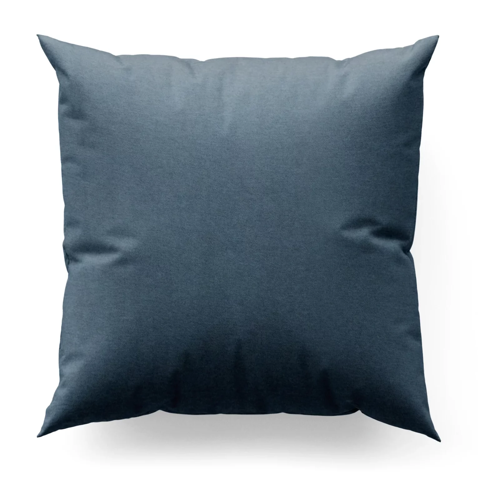 Poszewka na wymiar niebieska z szenilowej tkaniny
