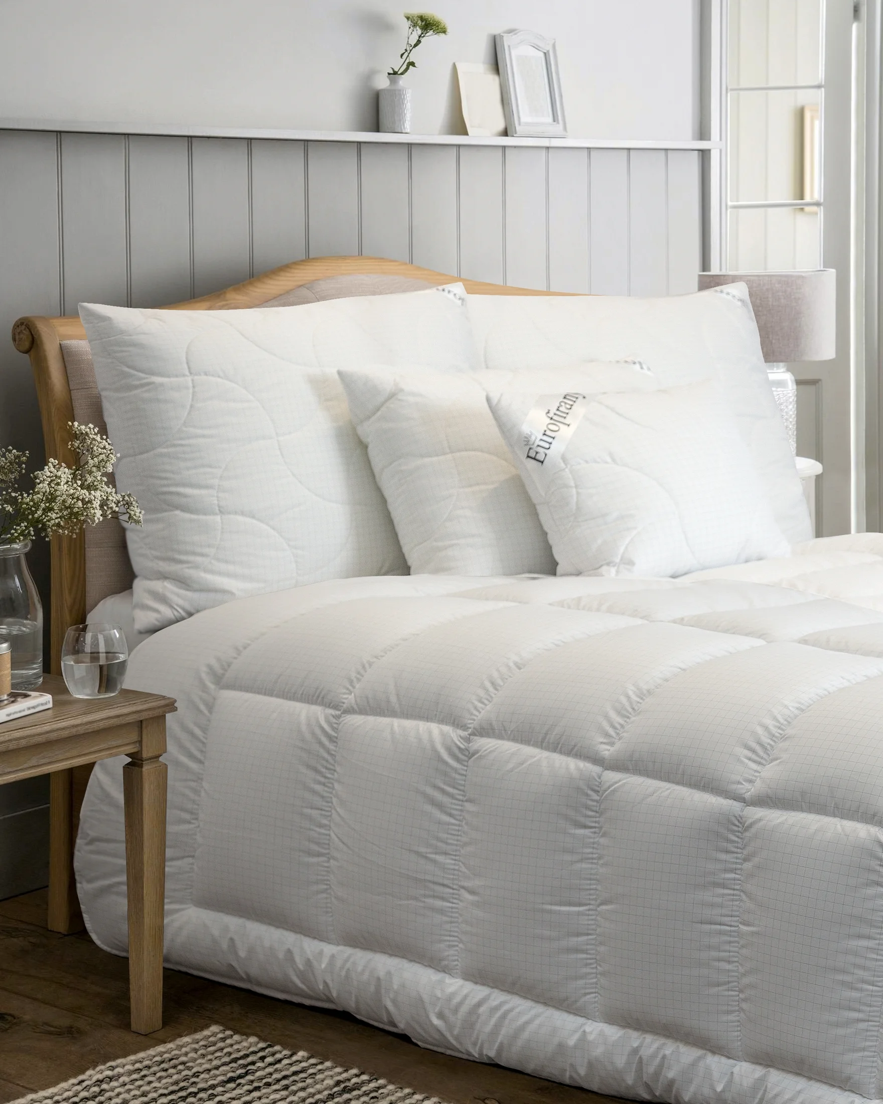 Poduszka 50 x 60 cm biała antystresowa RELAX