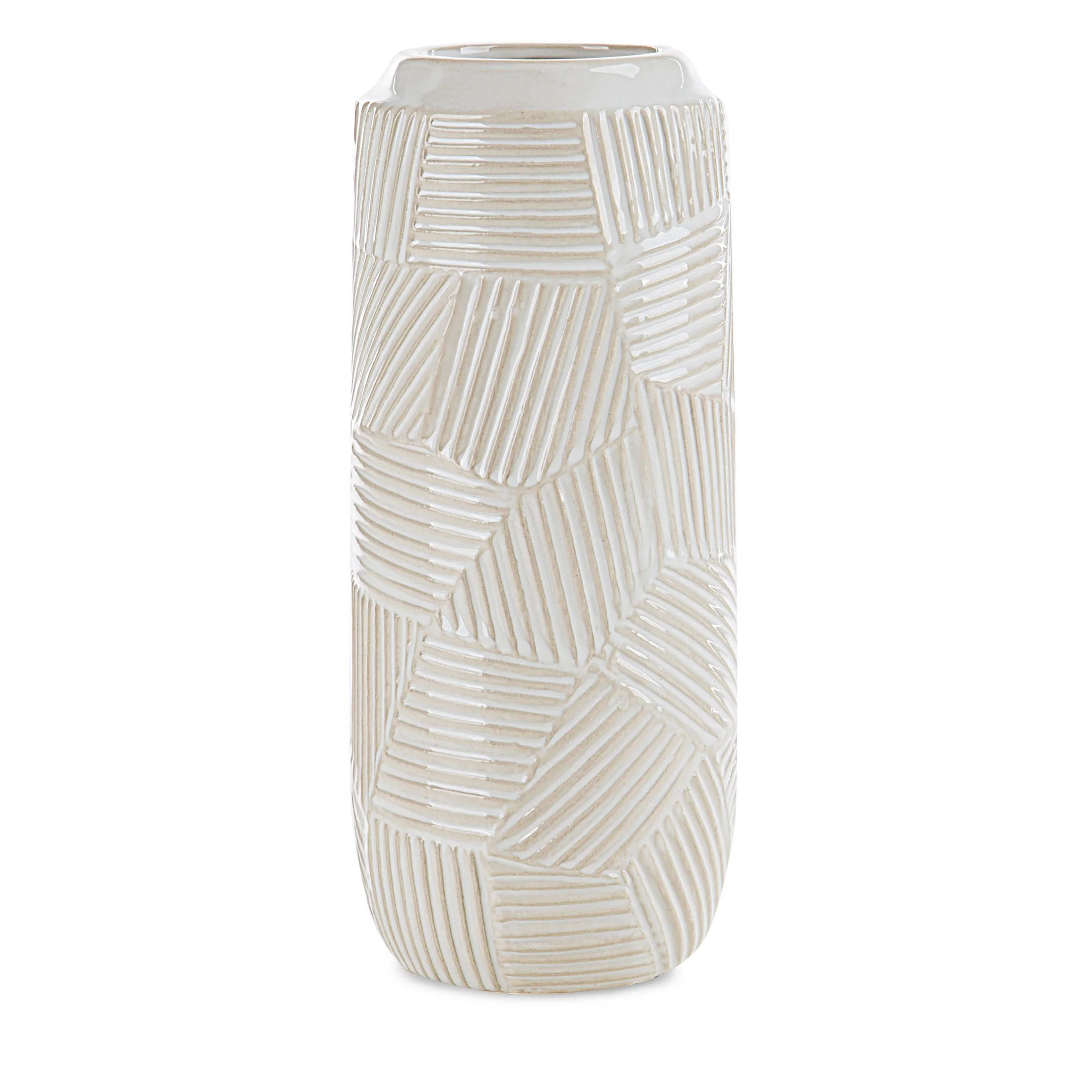 Wazon dekoracyjny ROMINA z wytłaczanym wzorem | eurofirany