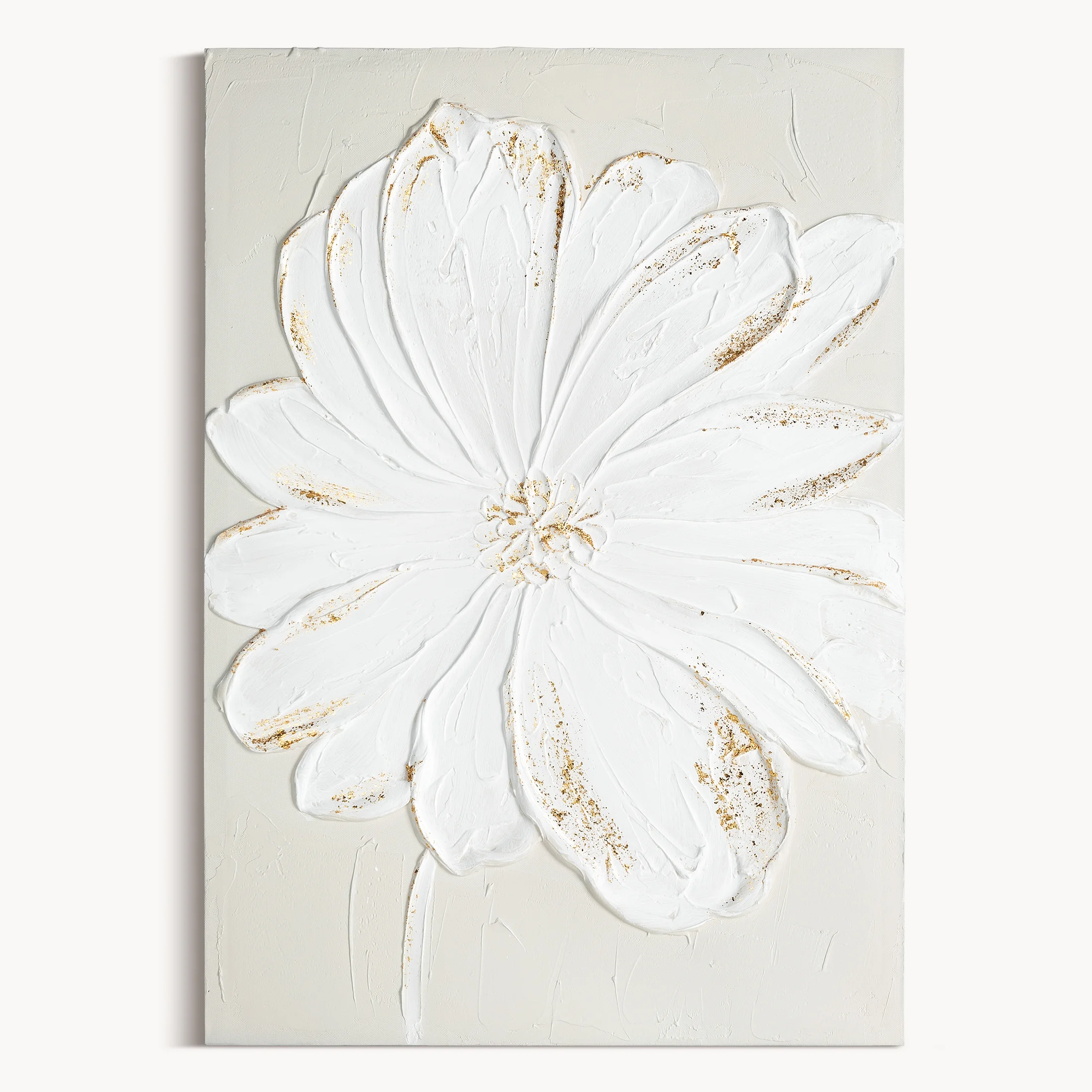 Obraz trójwymiarowy kwiat ręcznie malowany | eurofirany