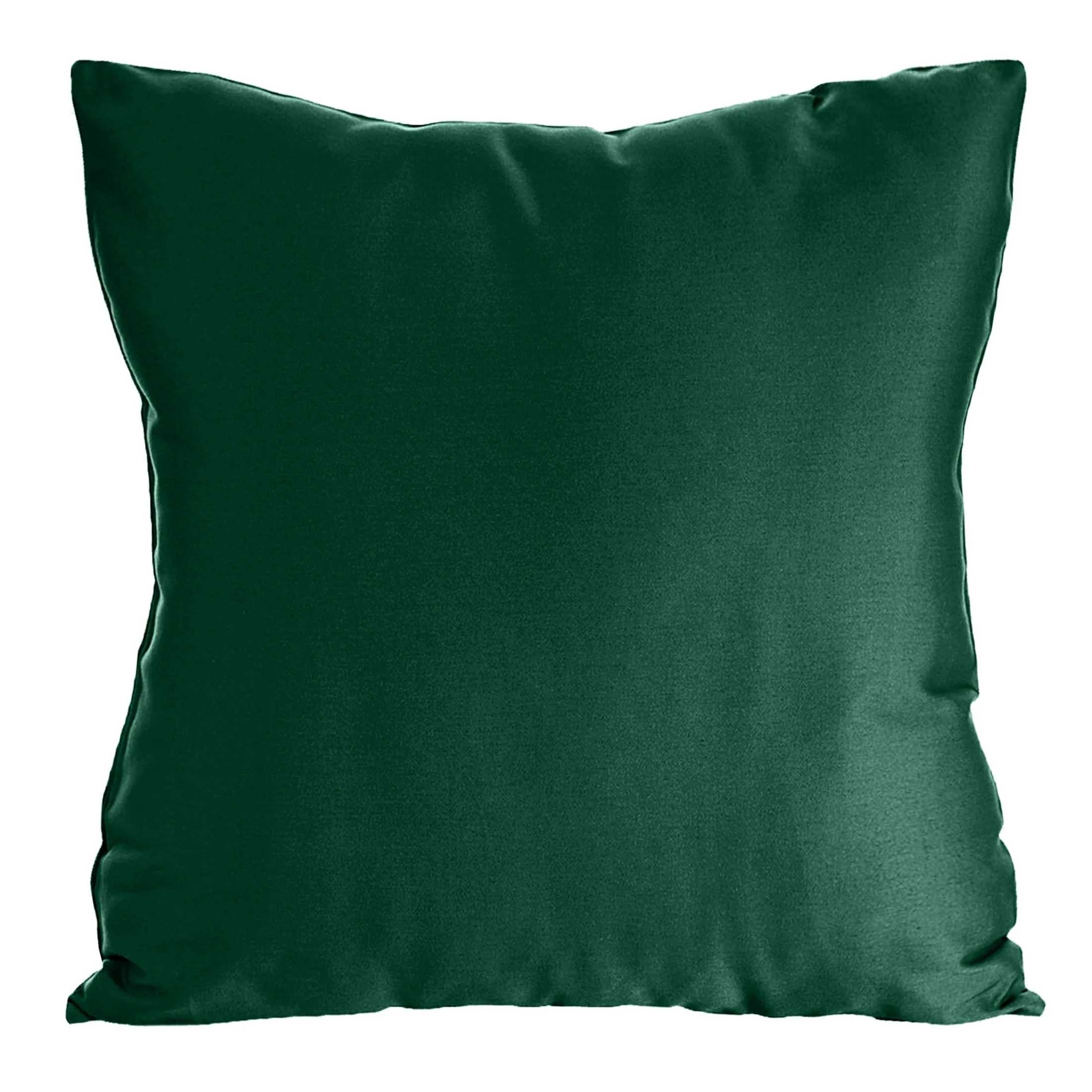 Poszewka na poduszkę 40x40 cm z satyny bawełnianej ciemnozielona NOVA | eurofirany