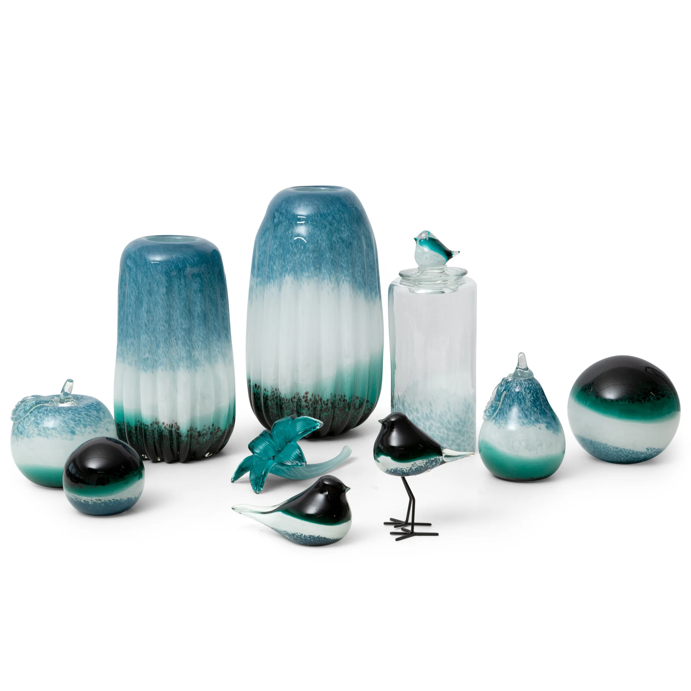 Gruszka DAGI - ręcznie wykonana figurka dekoracyjna ze szkła artystycznego