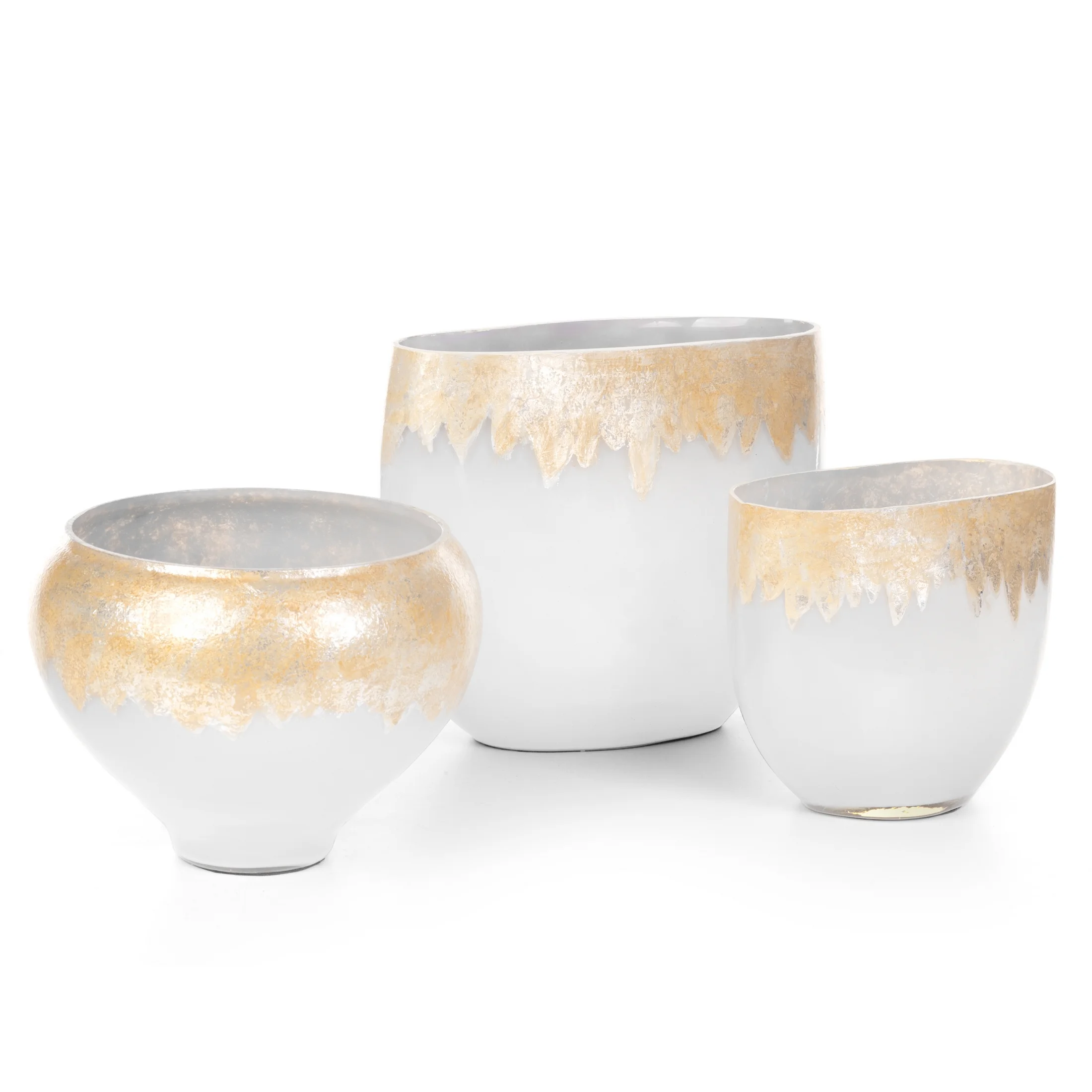 Misa dekoracyjna IRIS ze szkła artystycznego ręcznie malowana