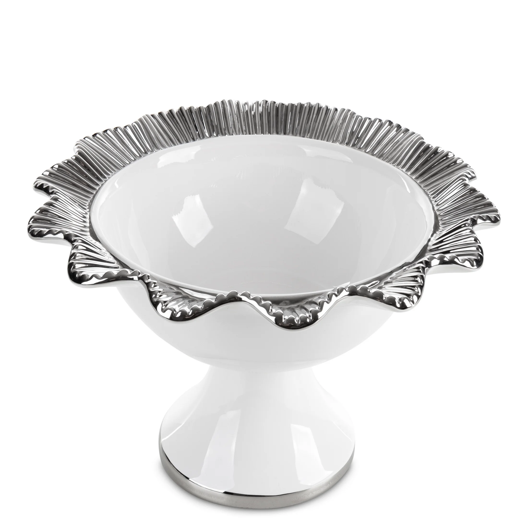 Misa ceramiczna BETSY ze srebrnymi akcentami