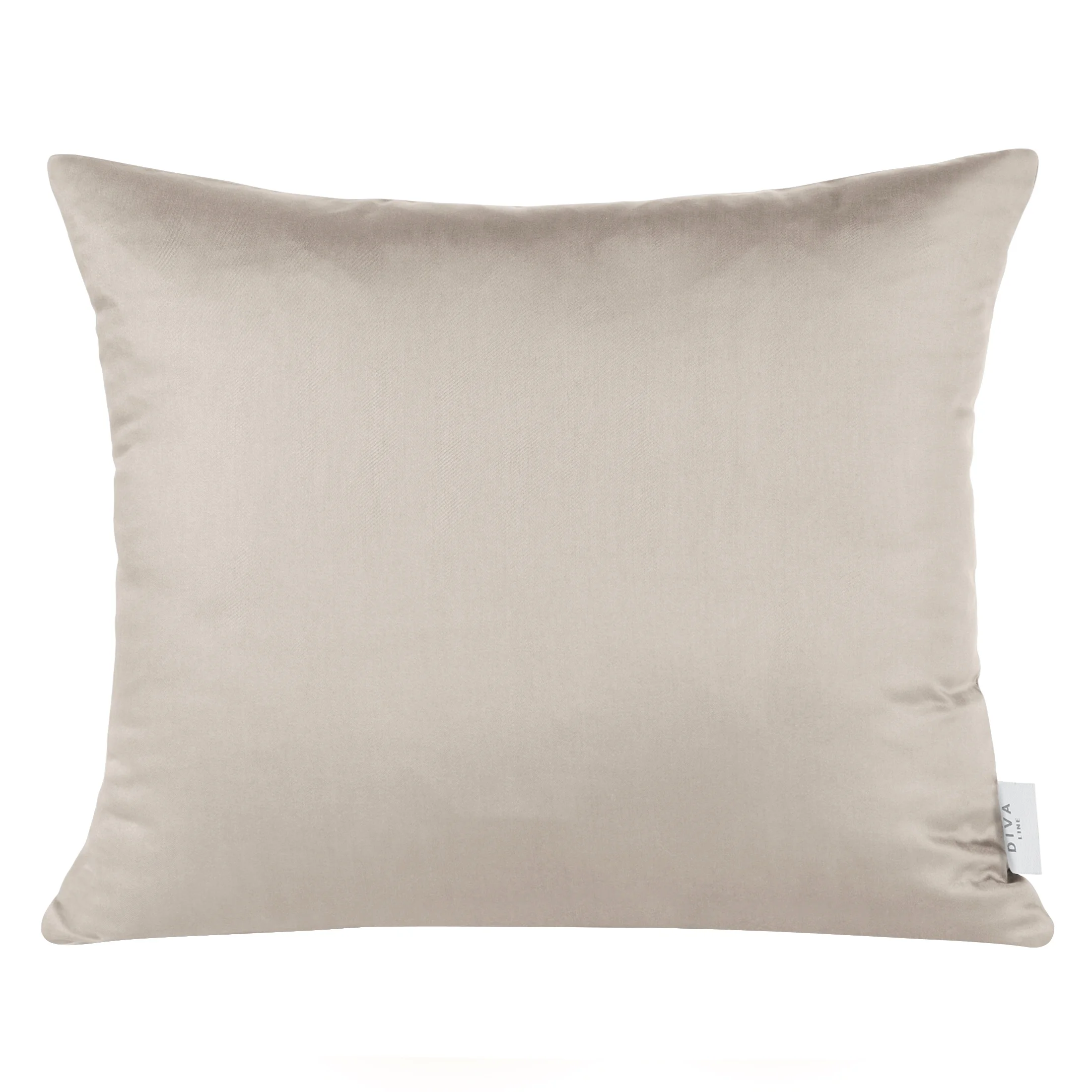 Poszewka na poduszkę 50x70 cm z satyny bawełnianej beżowa DINA | eurofirany
