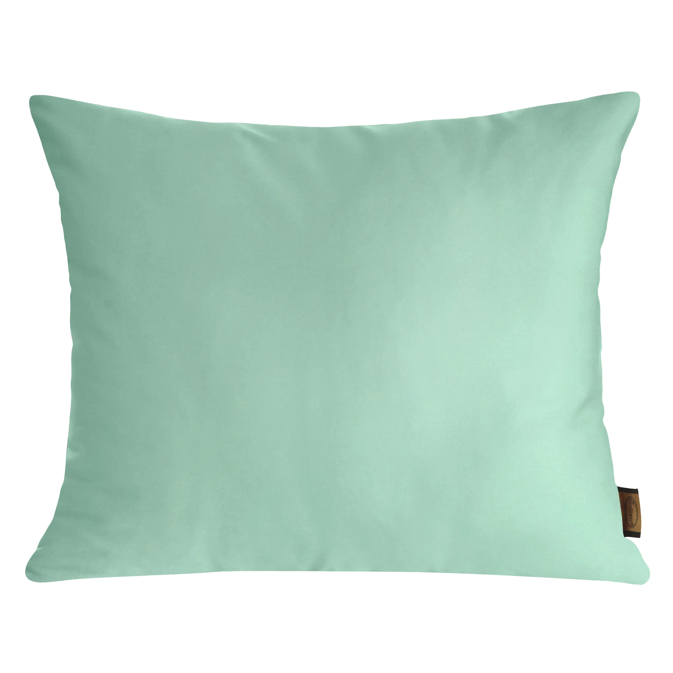 Poszewka na poduszkę 50x70 cm z satyny bawełnianej miętowa NOVA | eurofirany