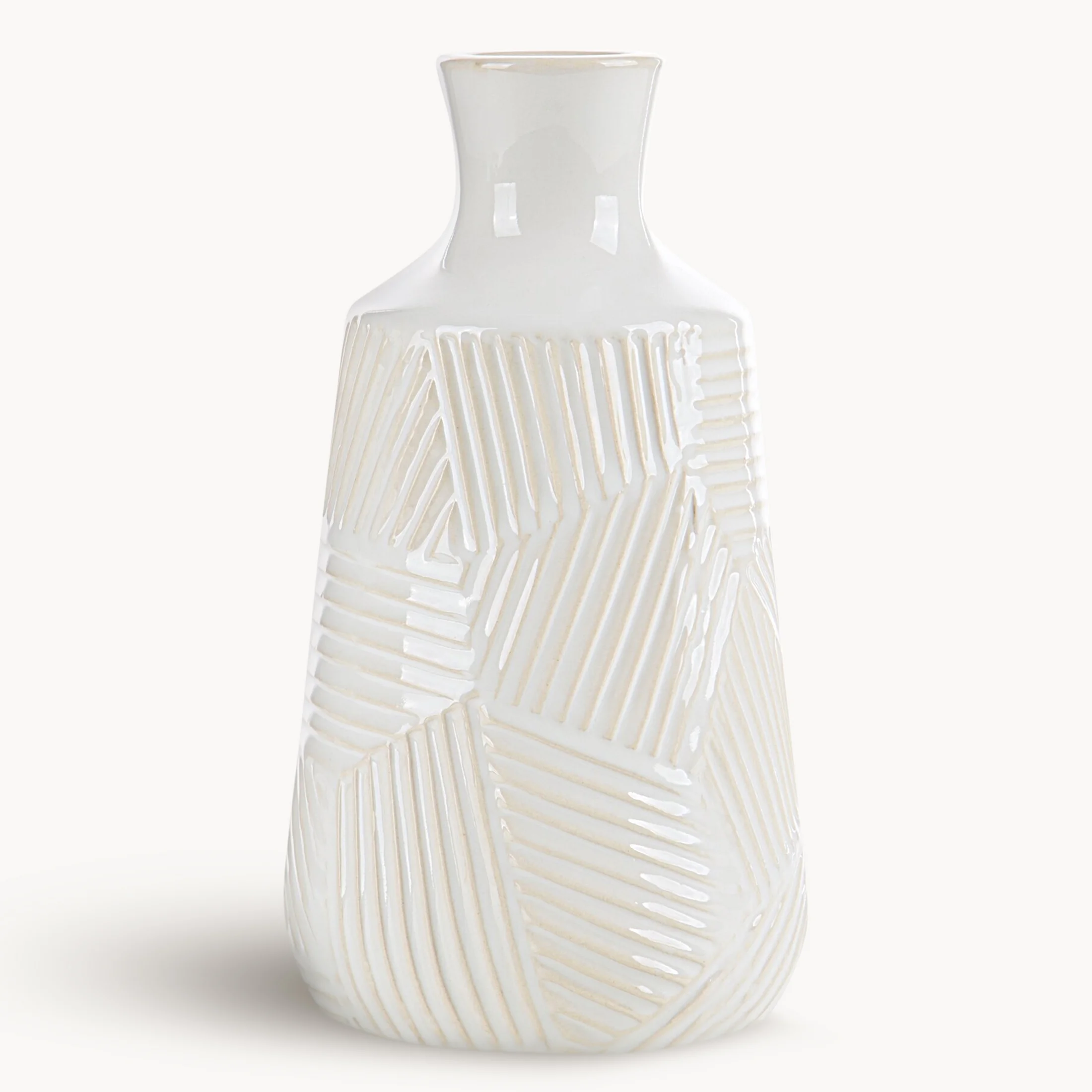 Wazon dekoracyjny ROMINA z wytłaczanym wzorem | eurofirany