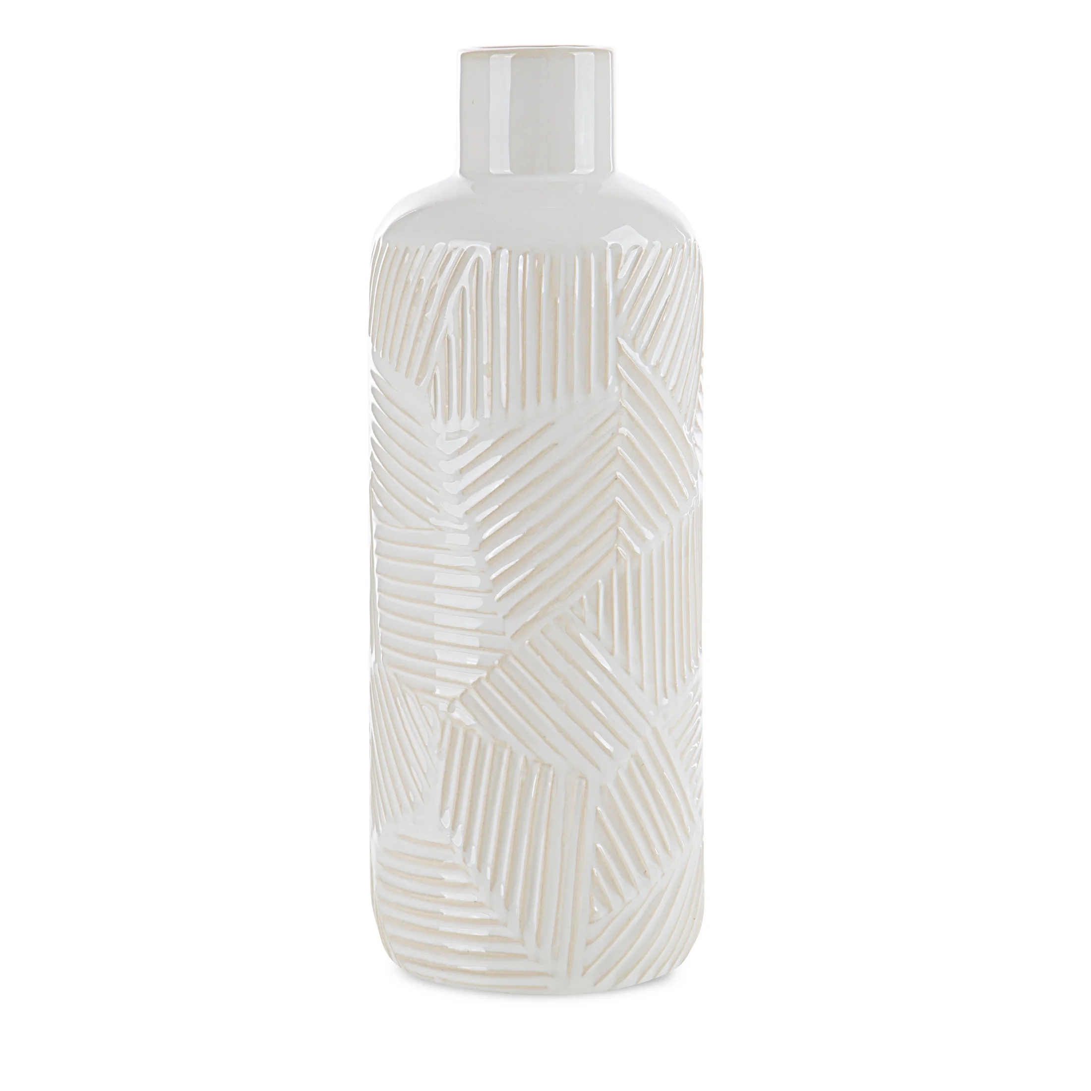 Wazon dekoracyjny ROMINA z wytłaczanym wzorem | eurofirany