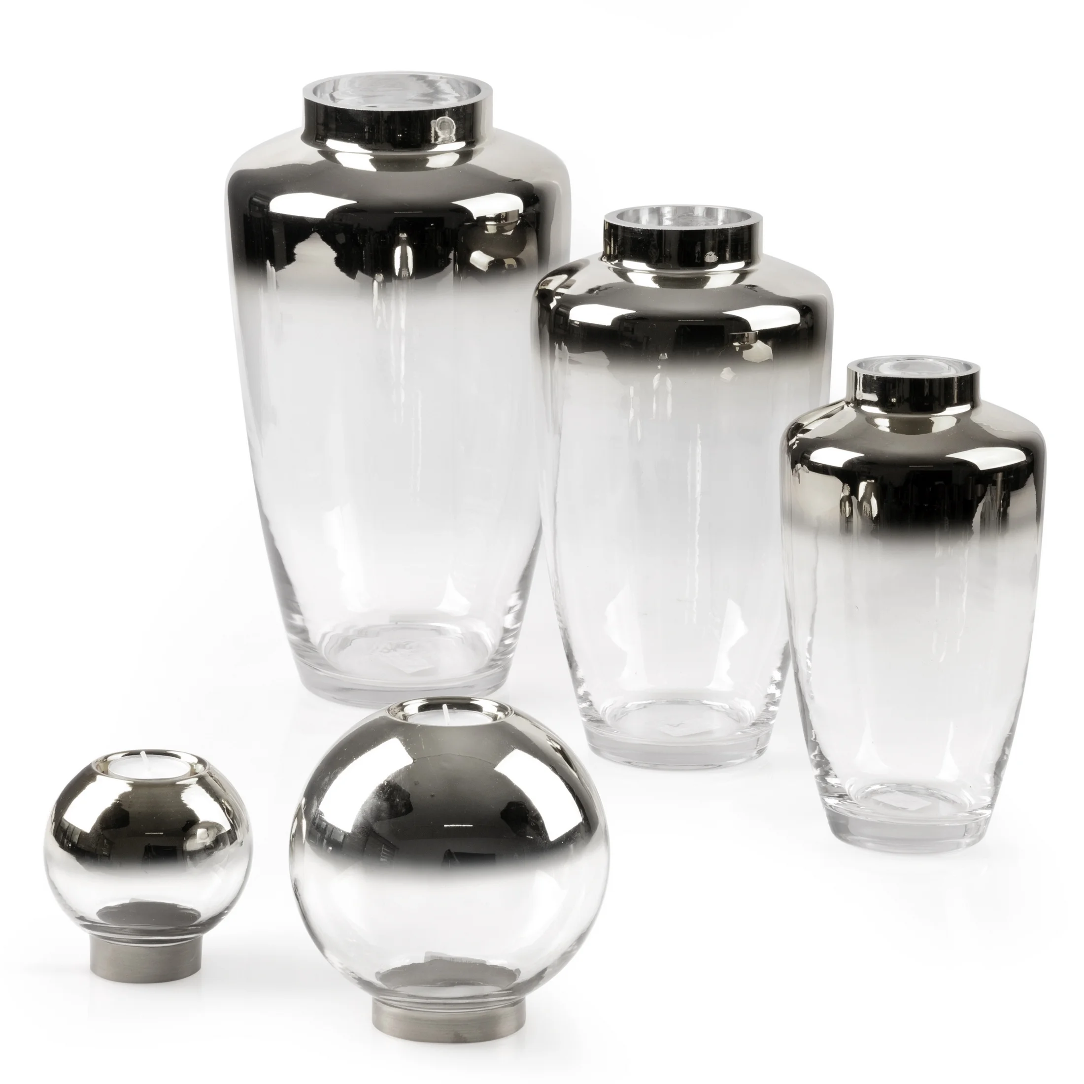 Świecznik ZOJA z dwubarwnego szkła artystycznego