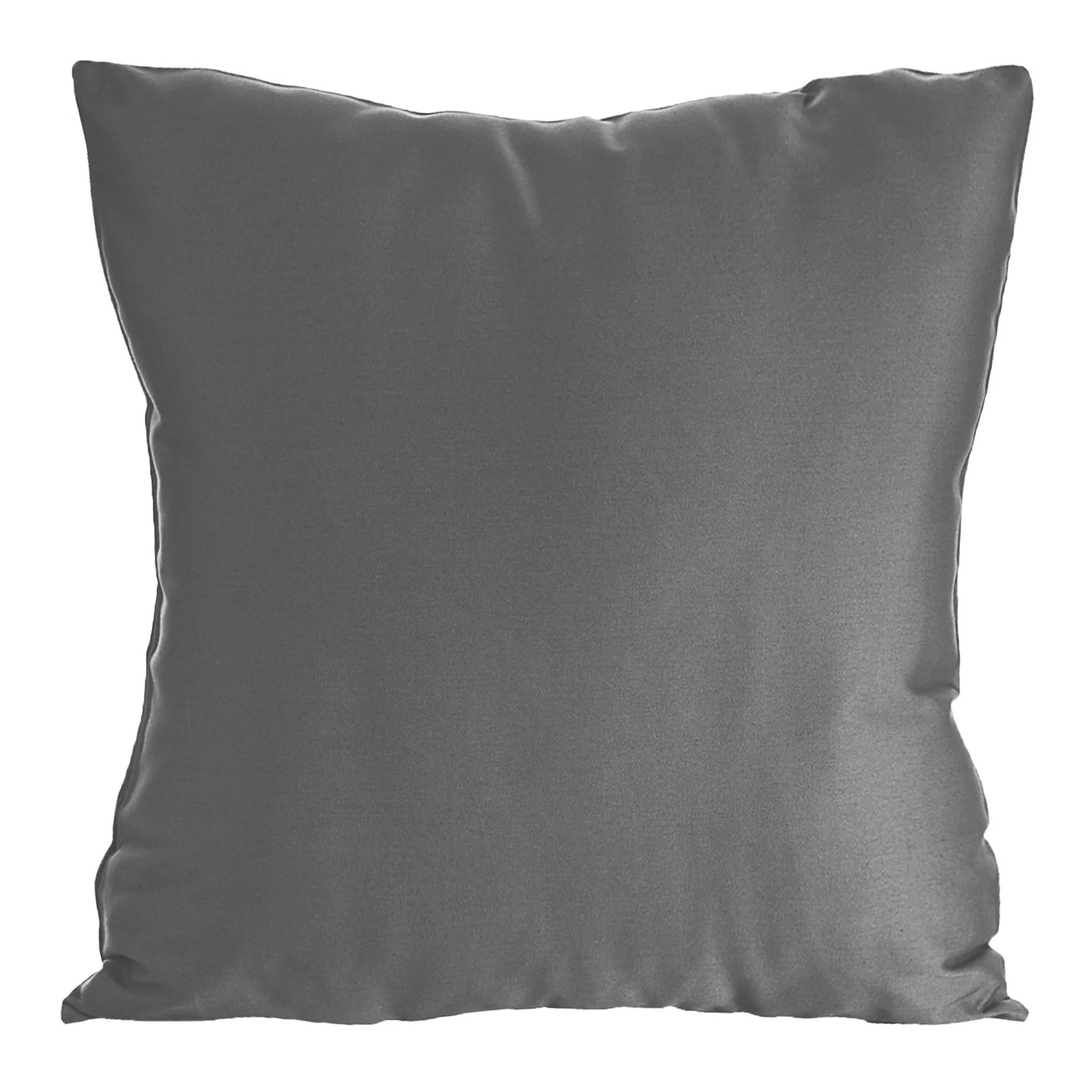 Poszewka na poduszkę 40x40 cm z satyny bawełnianej stalowa NOVA | eurofirany