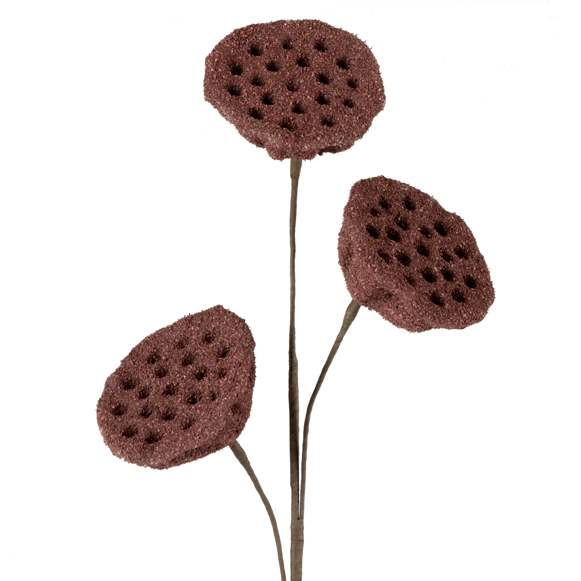 Kwiat sztuczny bordowy 63 cm