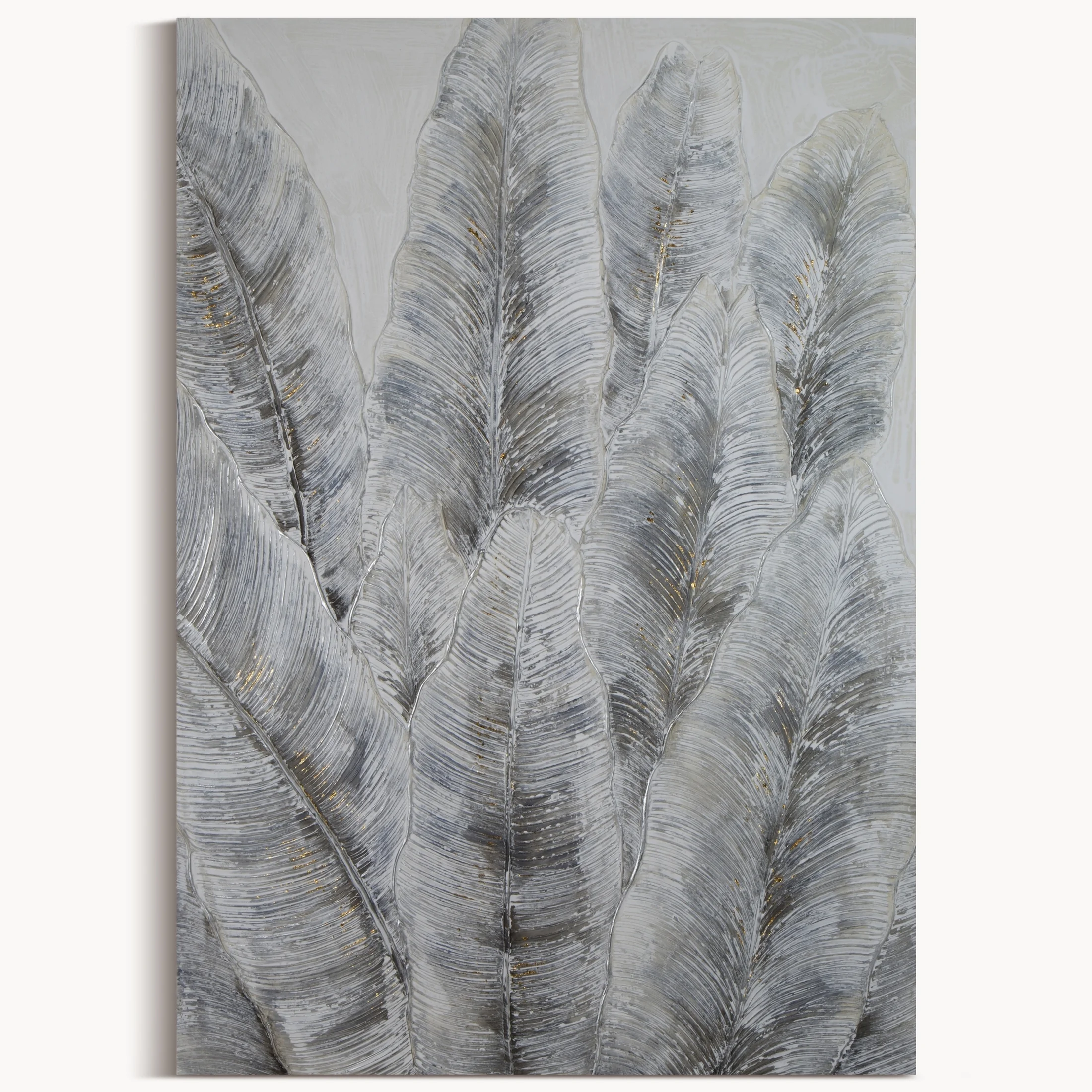 Obraz LIŚCIE BANANOWCA ręcznie malowany na płótnie | eurofirany