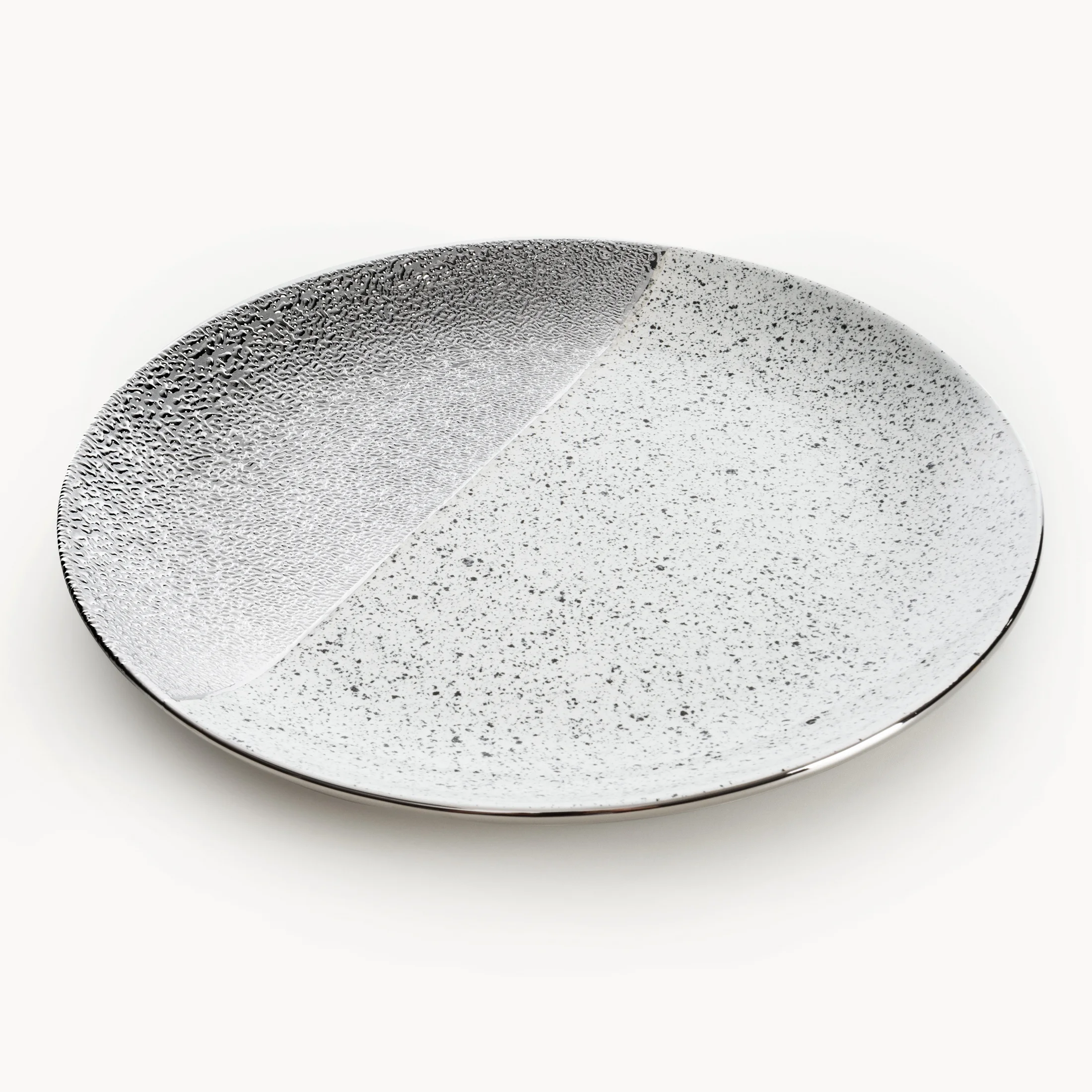 Patera dekoracyjna MILO zdobiona imitacją granitu