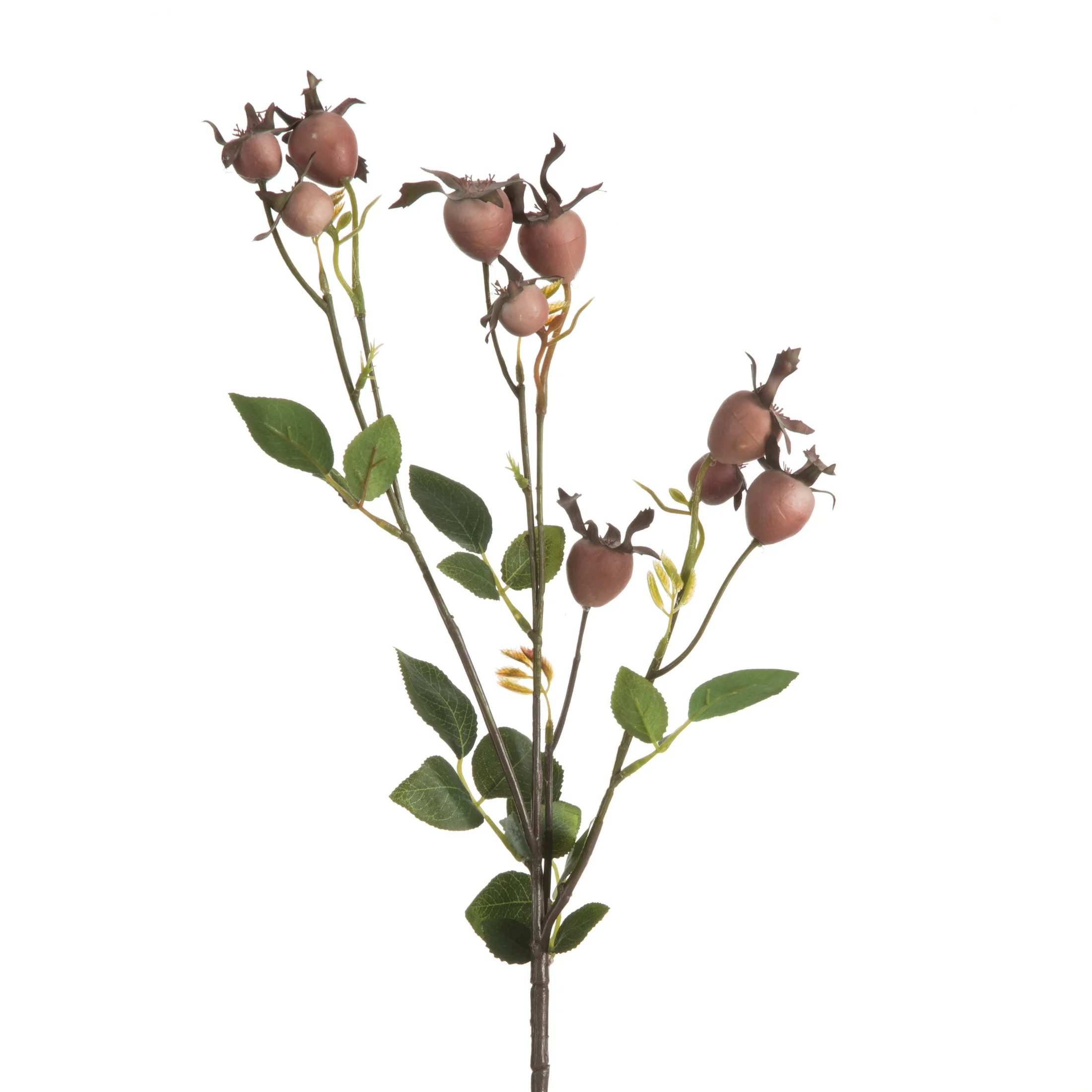 Kwiat sztuczny pudrowo różowy 74 cm