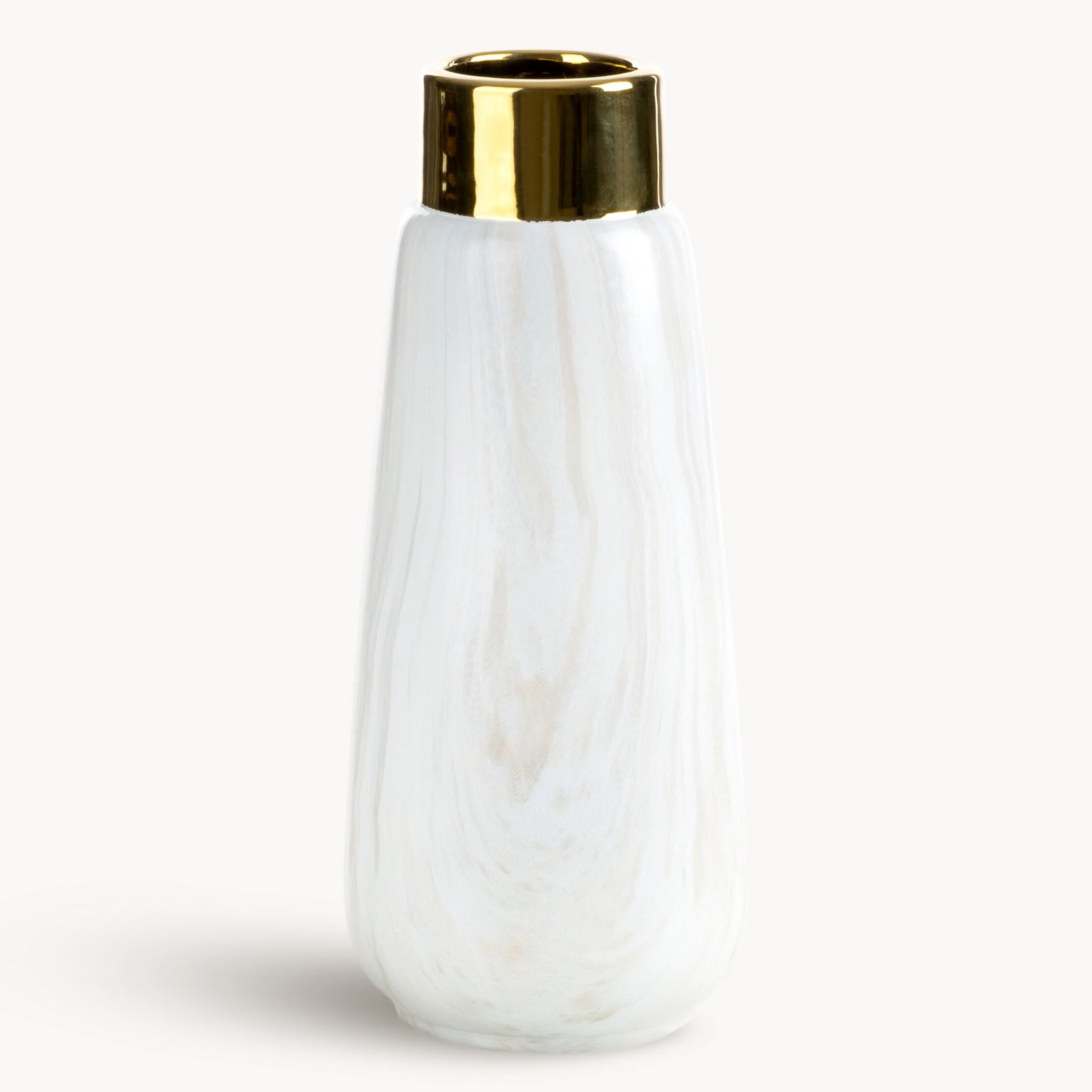 Wazon dekoracyjny ALIANA z przecieranym wzorem | eurofirany