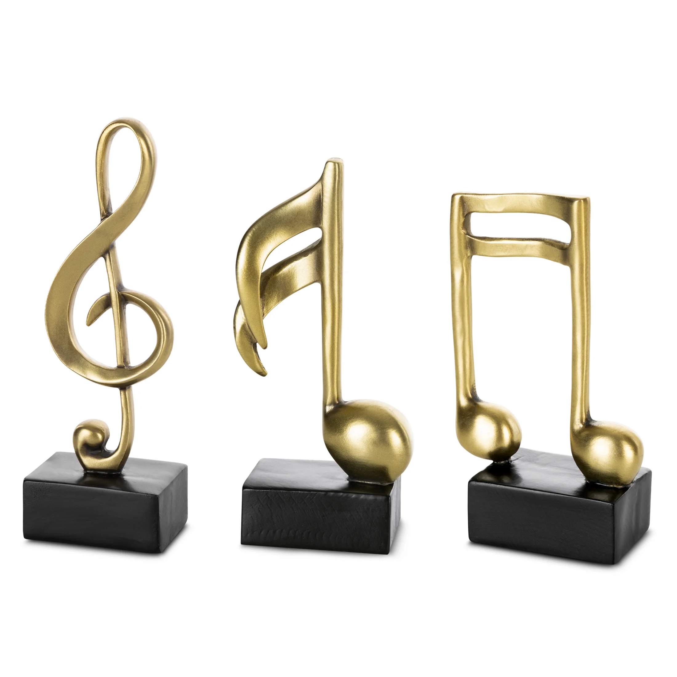 Figurka żółto-czarna w kształcie nuty 9x4x14 cm SONIK