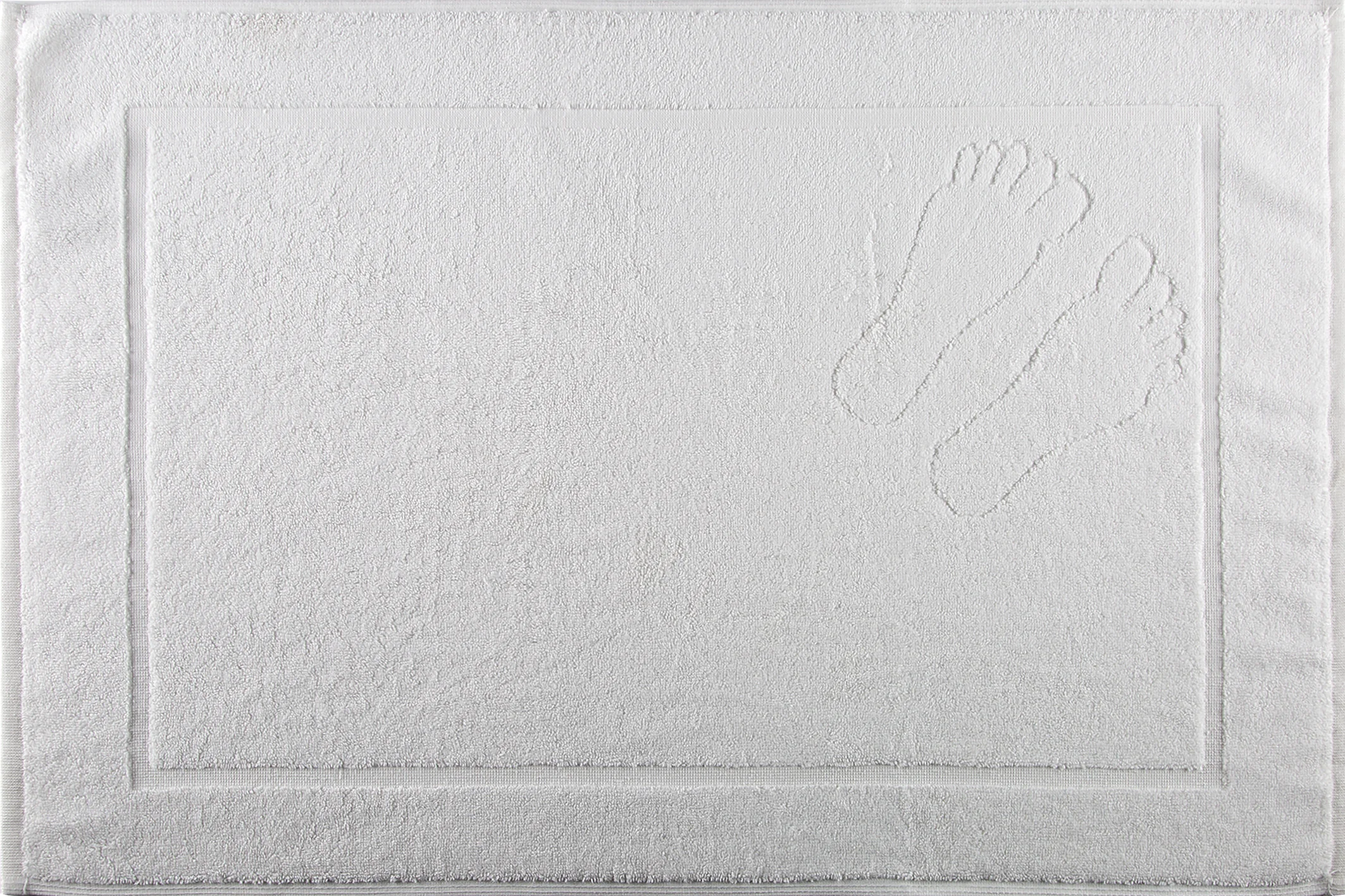 Dywanik łazienkowy hotelowy z wytłoczonym wzorem stóp