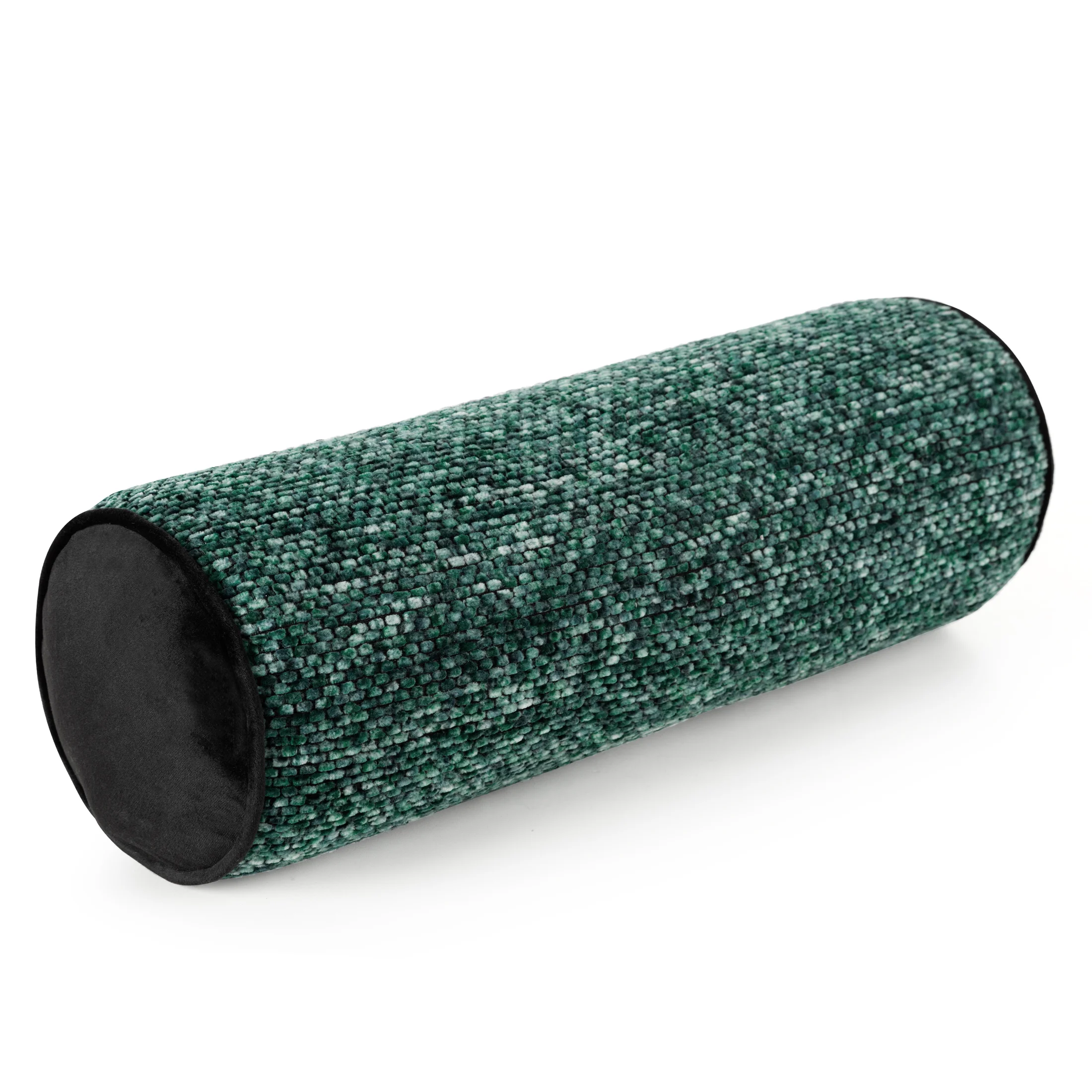 Poduszka dekoracyjna wałek 45 x 15 cm z grubej nici szenilowej miętowa BARI