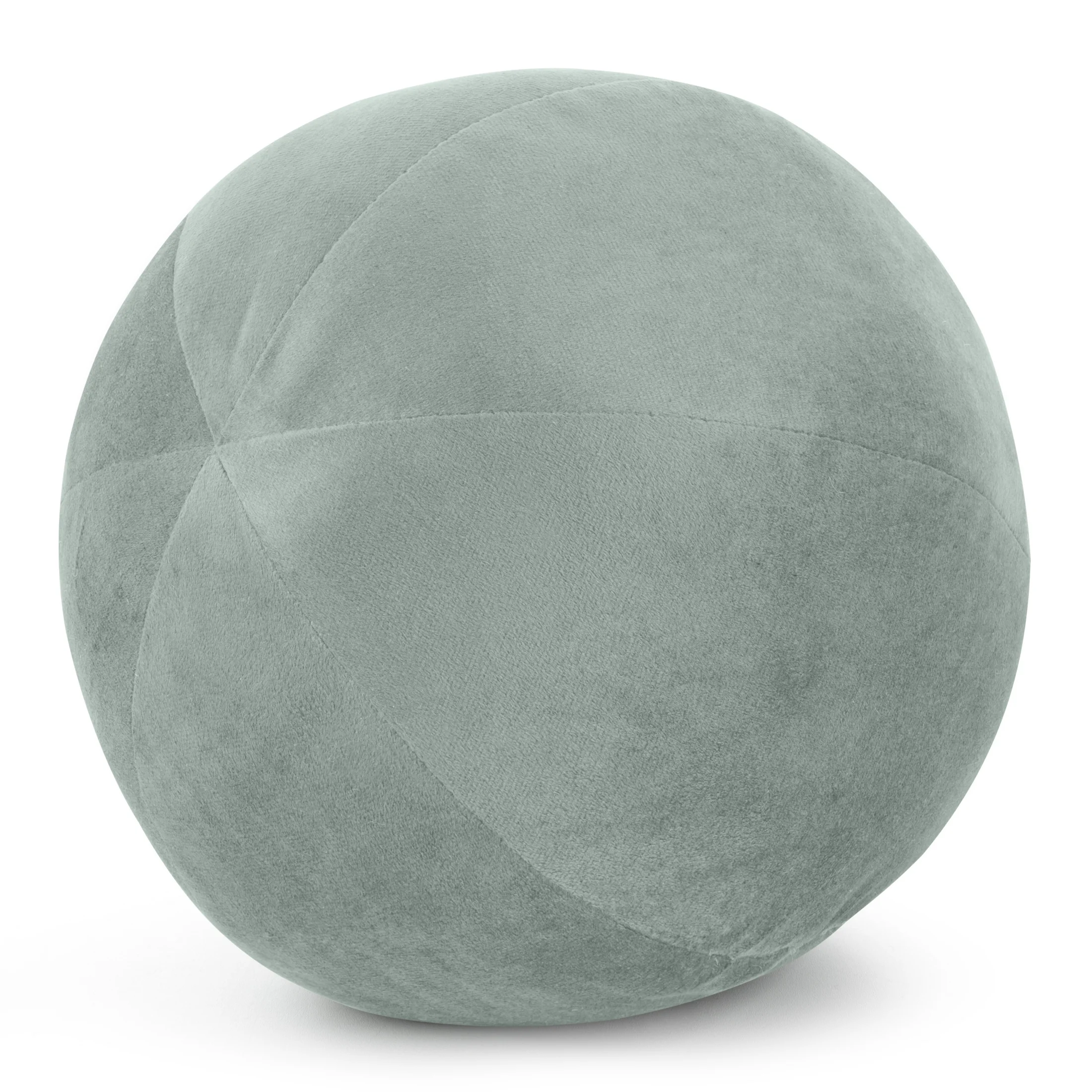 Poduszka dekoracyjna w formie kuli średnica 24 cm welwetowa szałwiowa GAJA