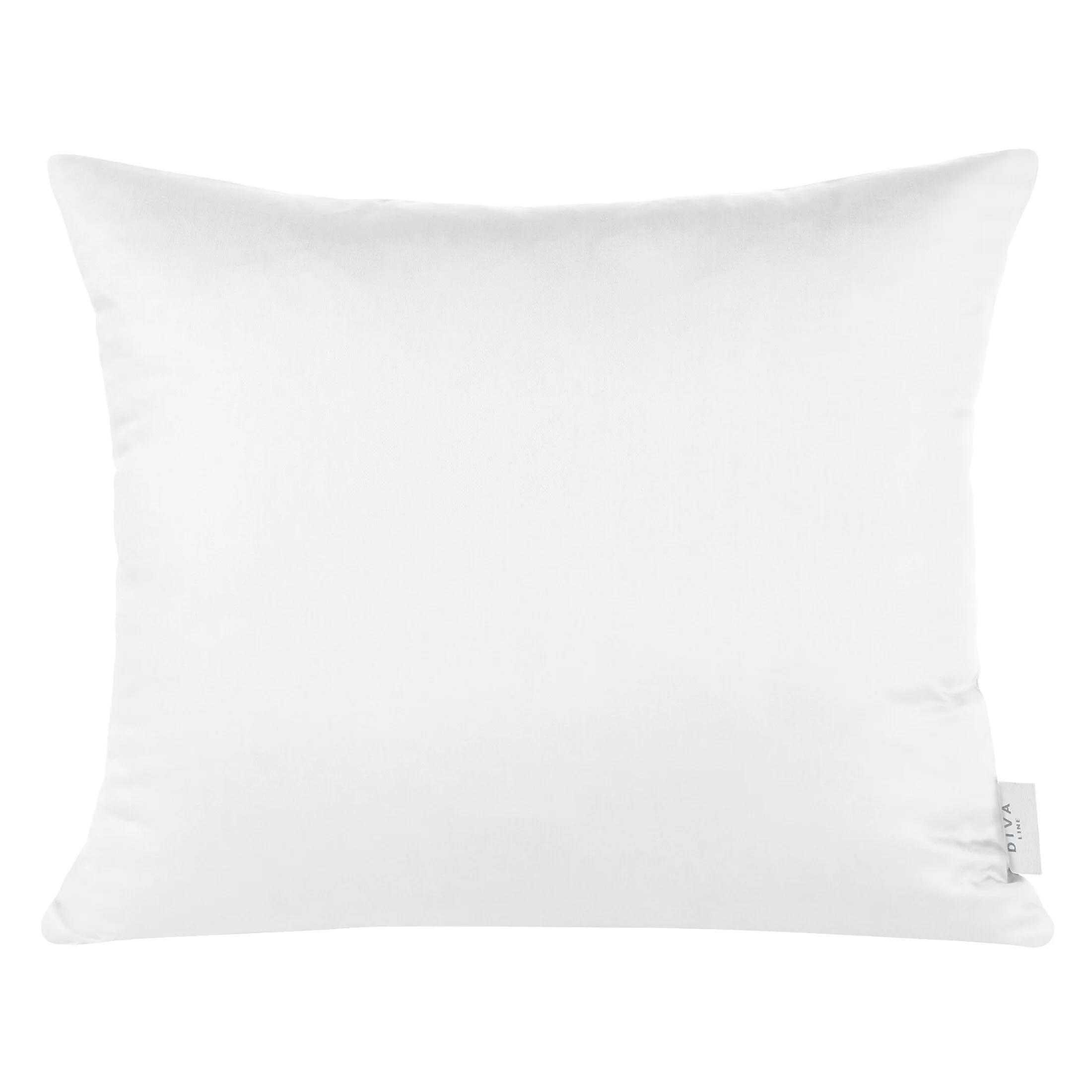 Poszewka na poduszkę 50x70 cm z satyny bawełnianej biała DINA | eurofirany