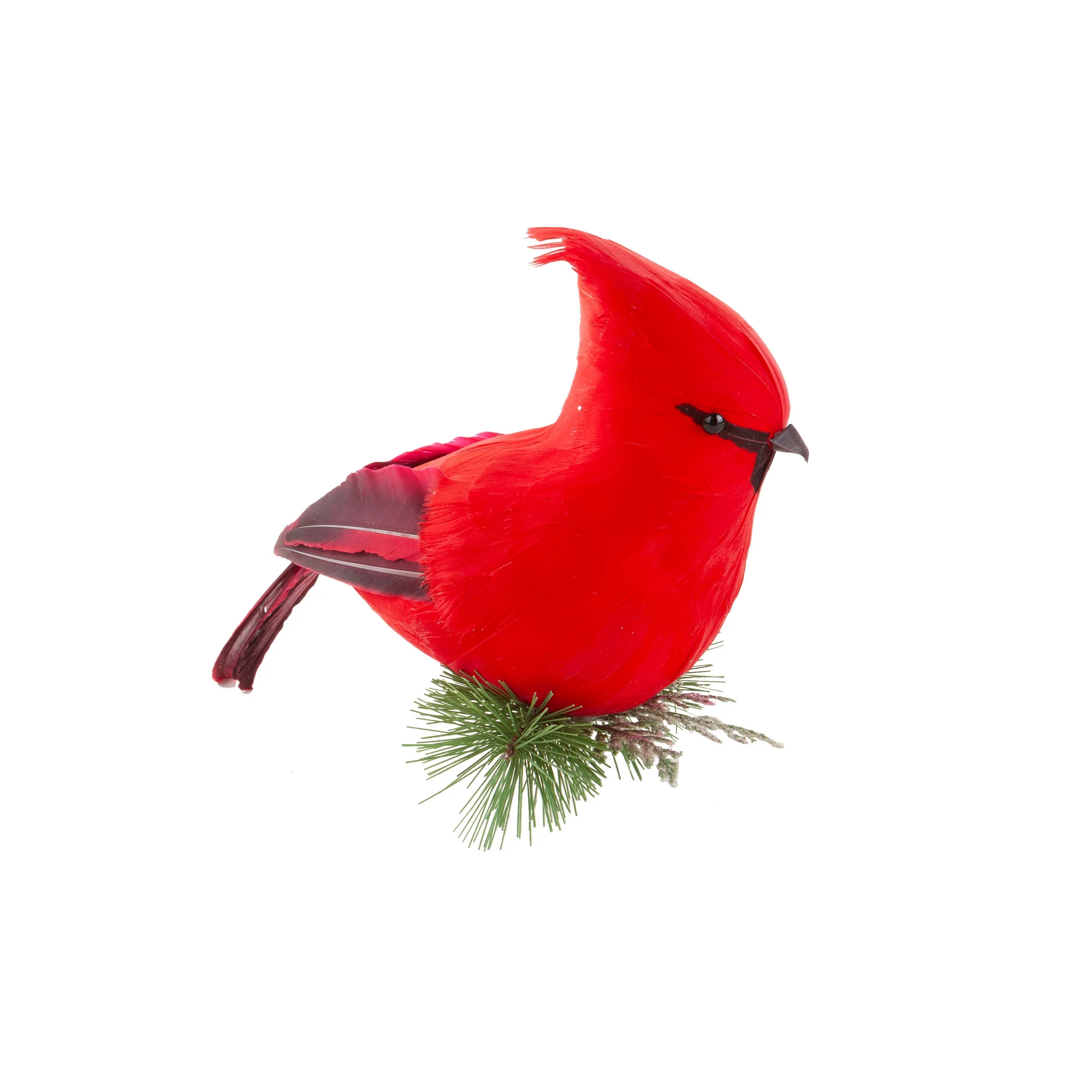 Ozdoba choinkowa PTAK z piórami | eurofirany