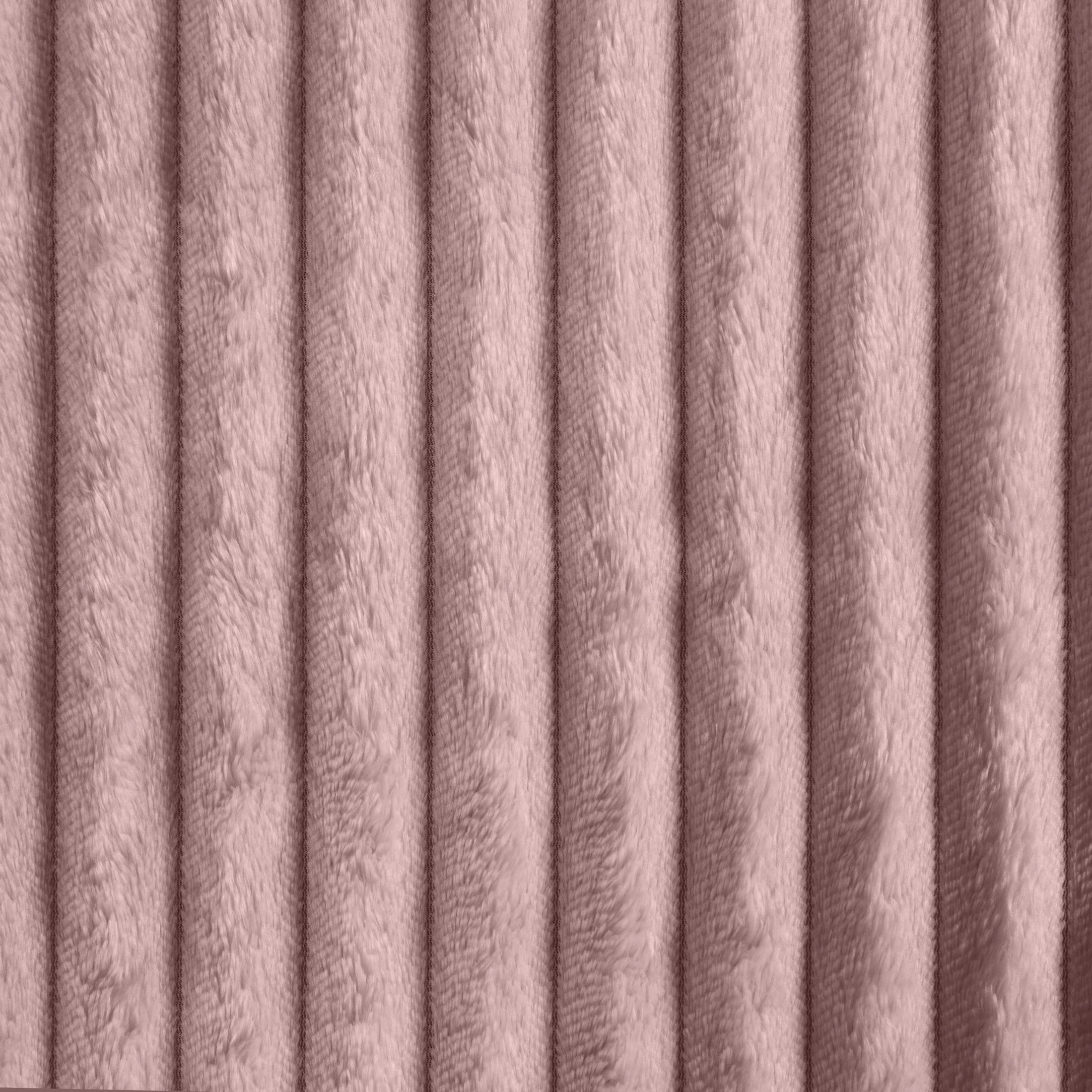 Koc flano 200x220 cm pudrowy róż zdobiony wytłaczanym wzorem z efektem 3D SOFT Design 91