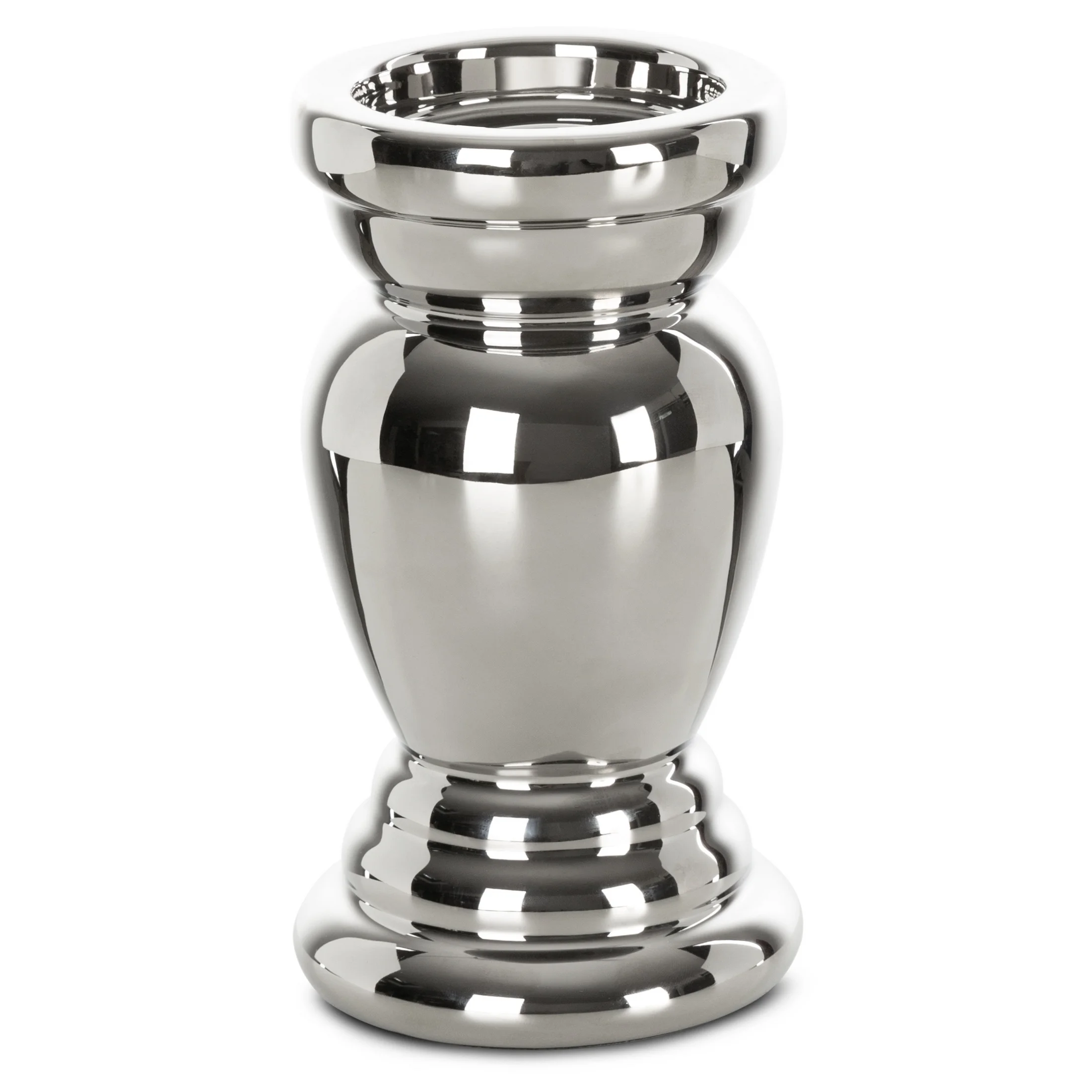 Świecznik ceramiczny dekoracyjny TONGA o prostym kształcie