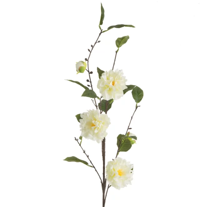 Kwiat sztuczny kremowy 95 cm