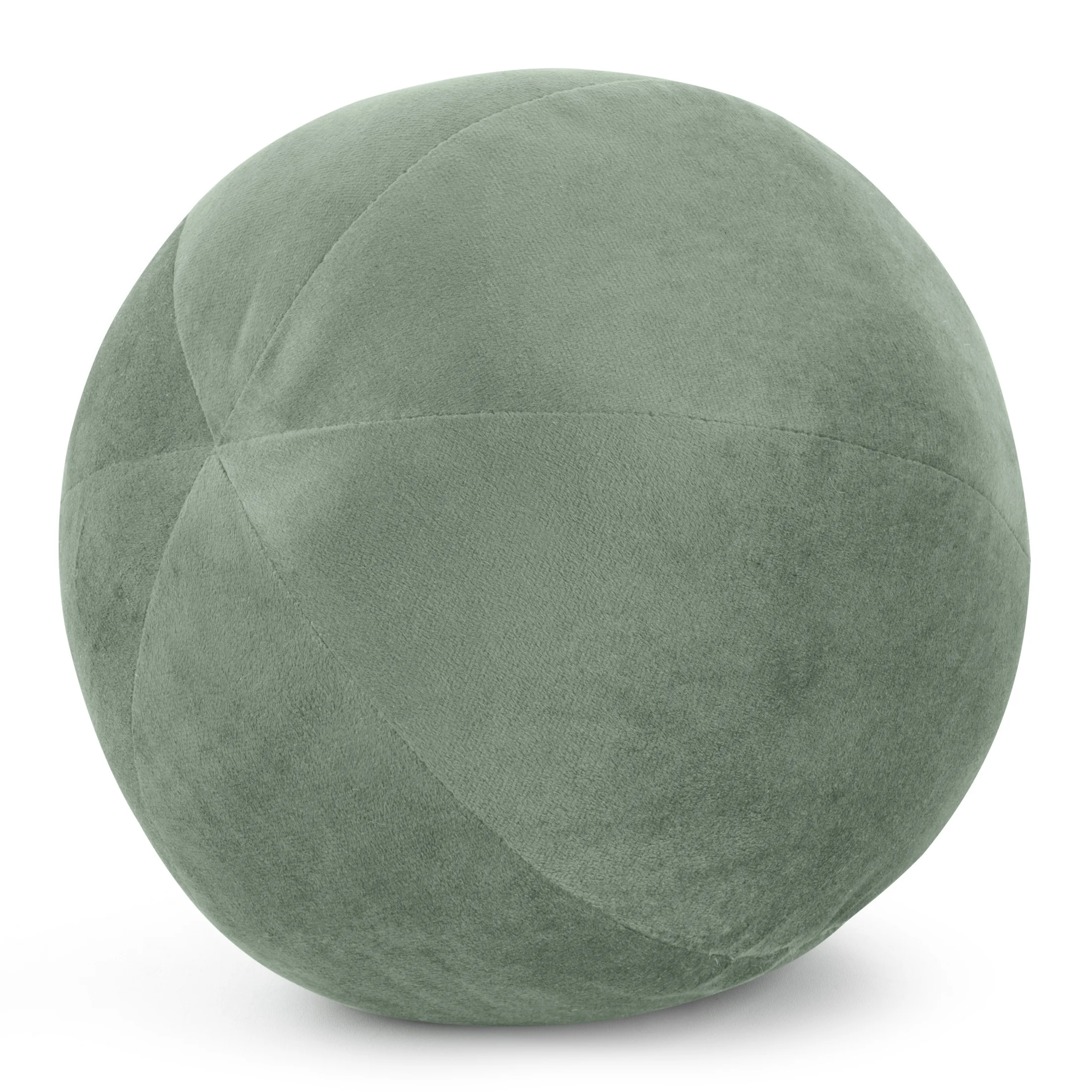 Poduszka dekoracyjna w formie kuli średnica 24 cm welwetowa jasnomiętowy GAJA