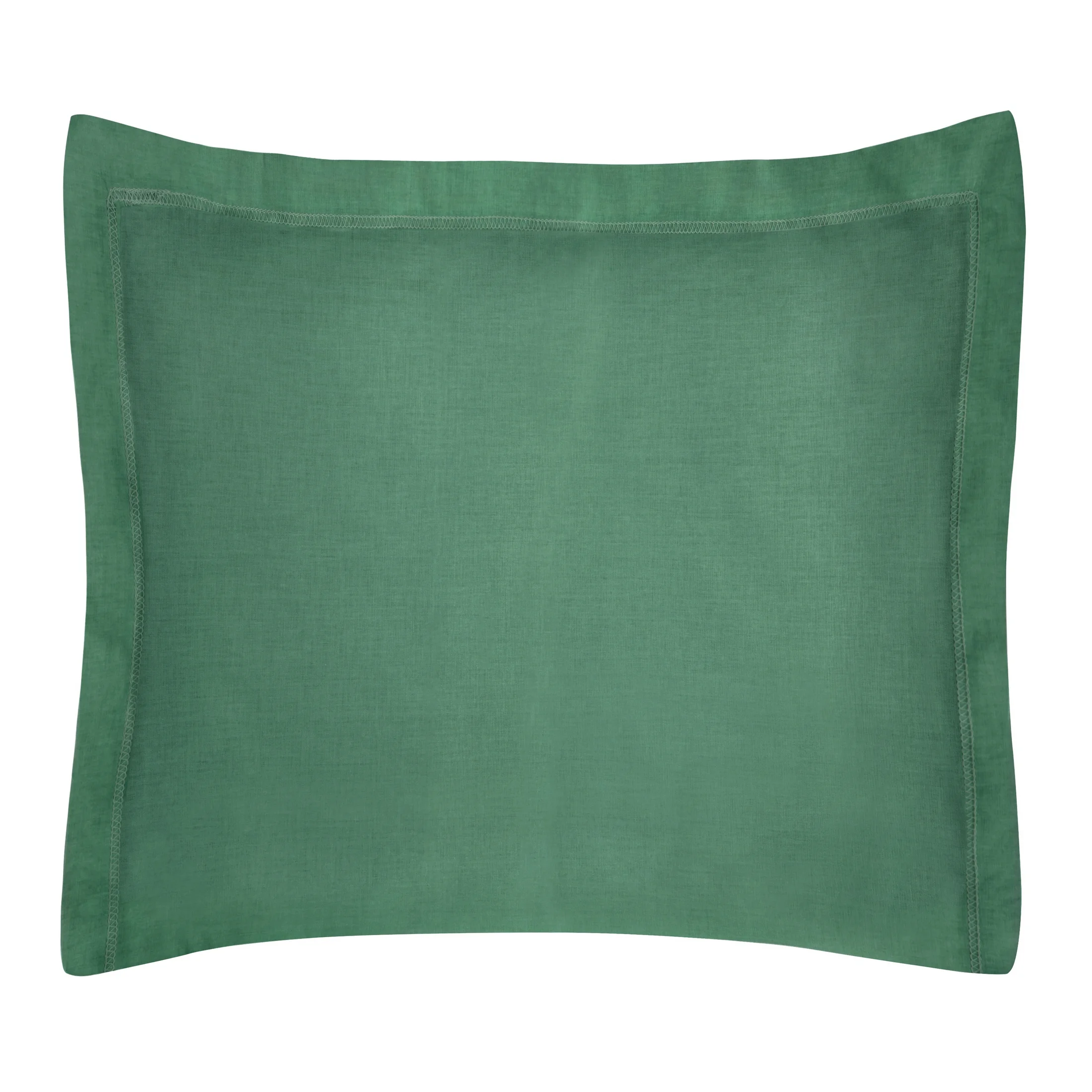 Poszewka na poduszkę 70x80 cm bawełniana butelkowa zieleń z satynowym połyskiem NOVA COLOUR | eurofirany