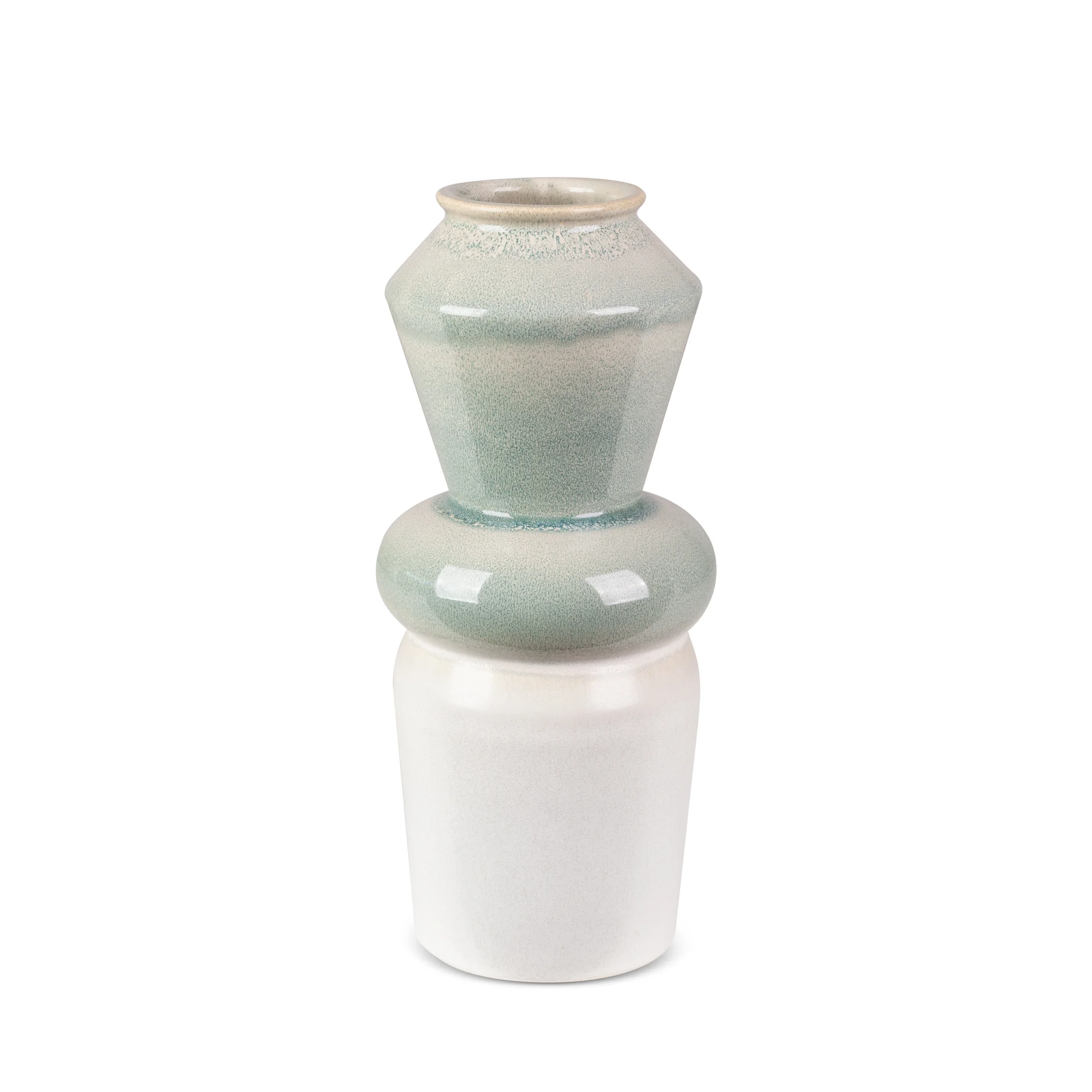 Wazon ceramiczny LIANA w stylu boho z efektem ombre | eurofirany