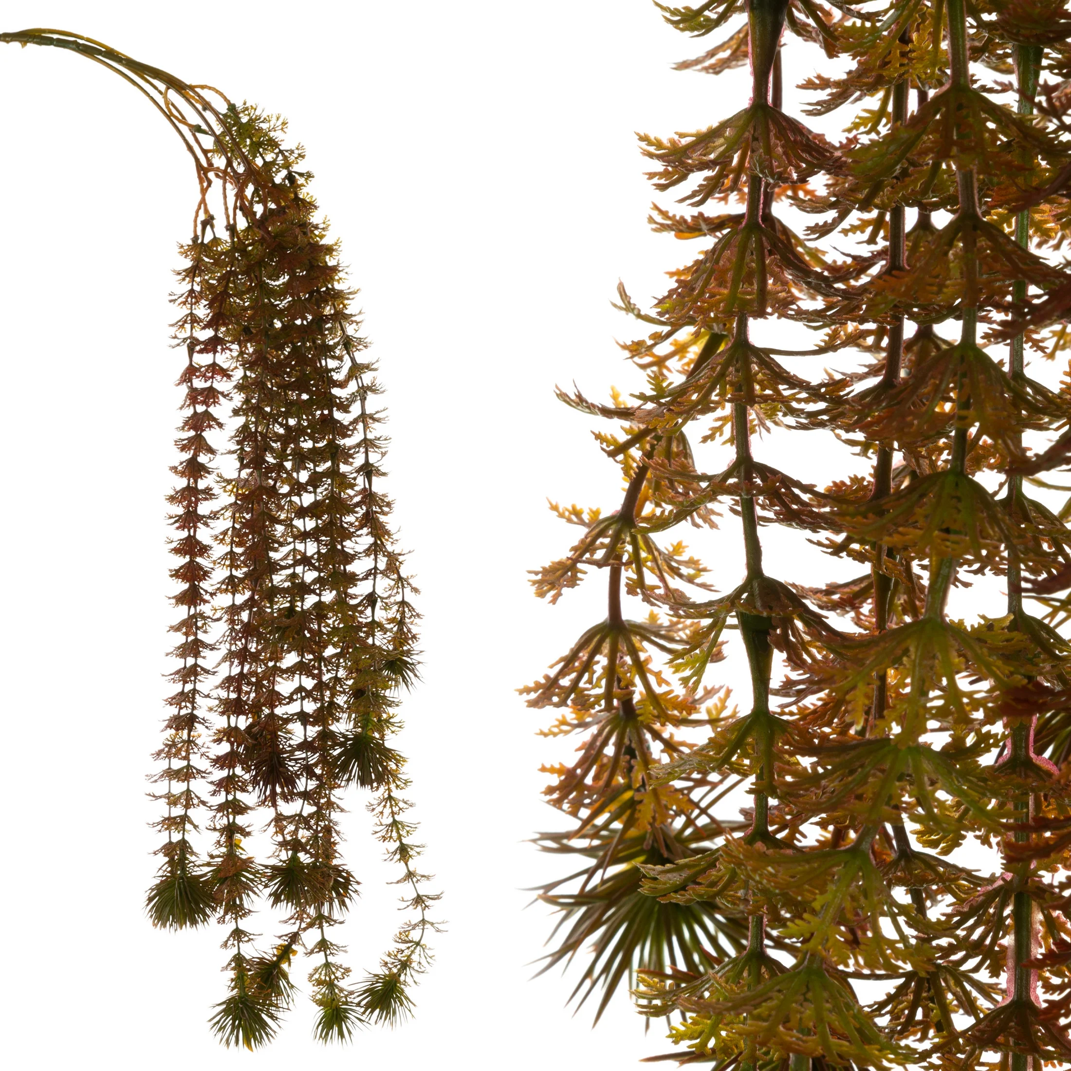 GIRLANDA ZWISAJĄCA - DROBNE LISTECZKI, BLUSZCZ kwiat sztuczny dekoracyjny