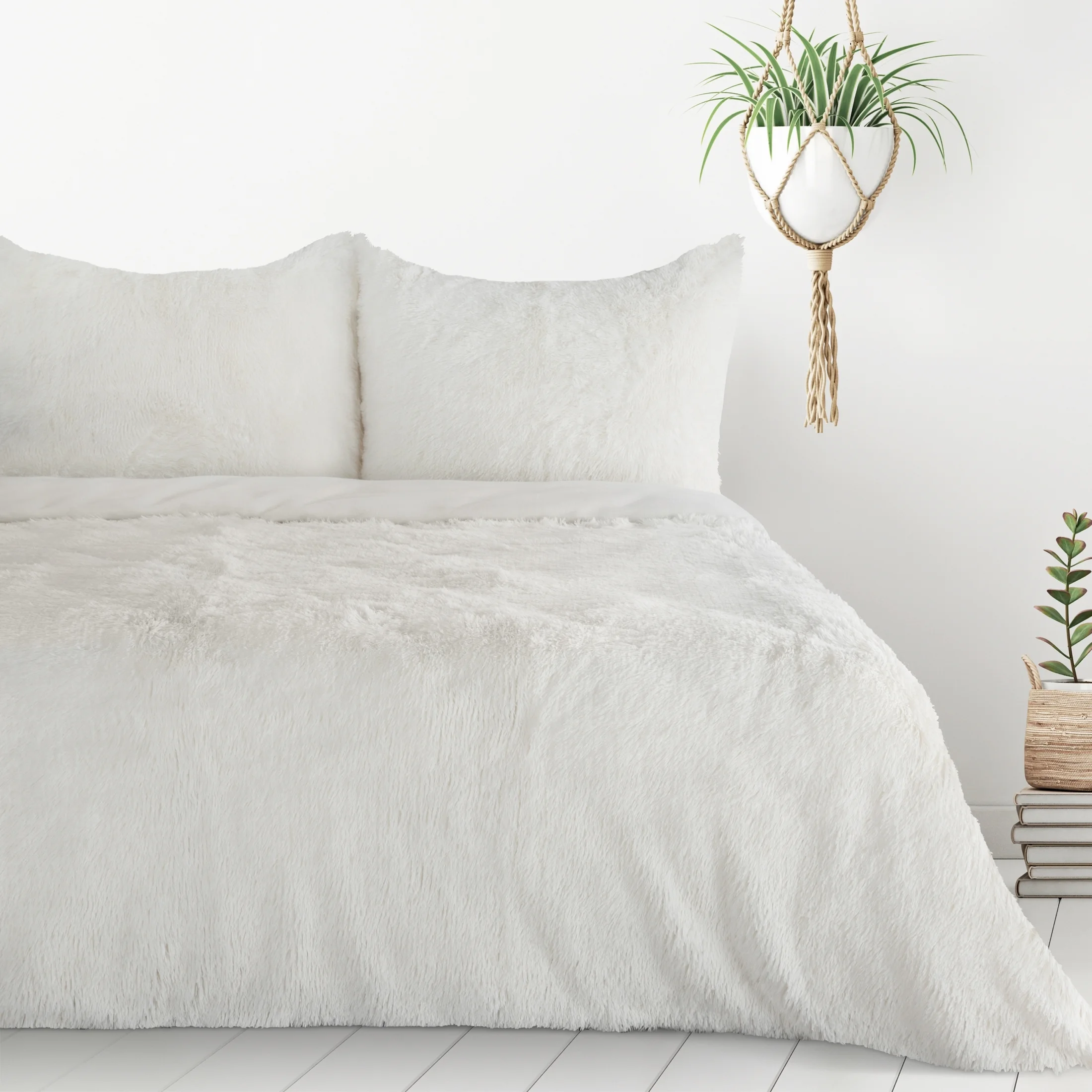 Pościel 220x200 cm z polaru kolor kremowy gładka TIFFANY Design 91 |