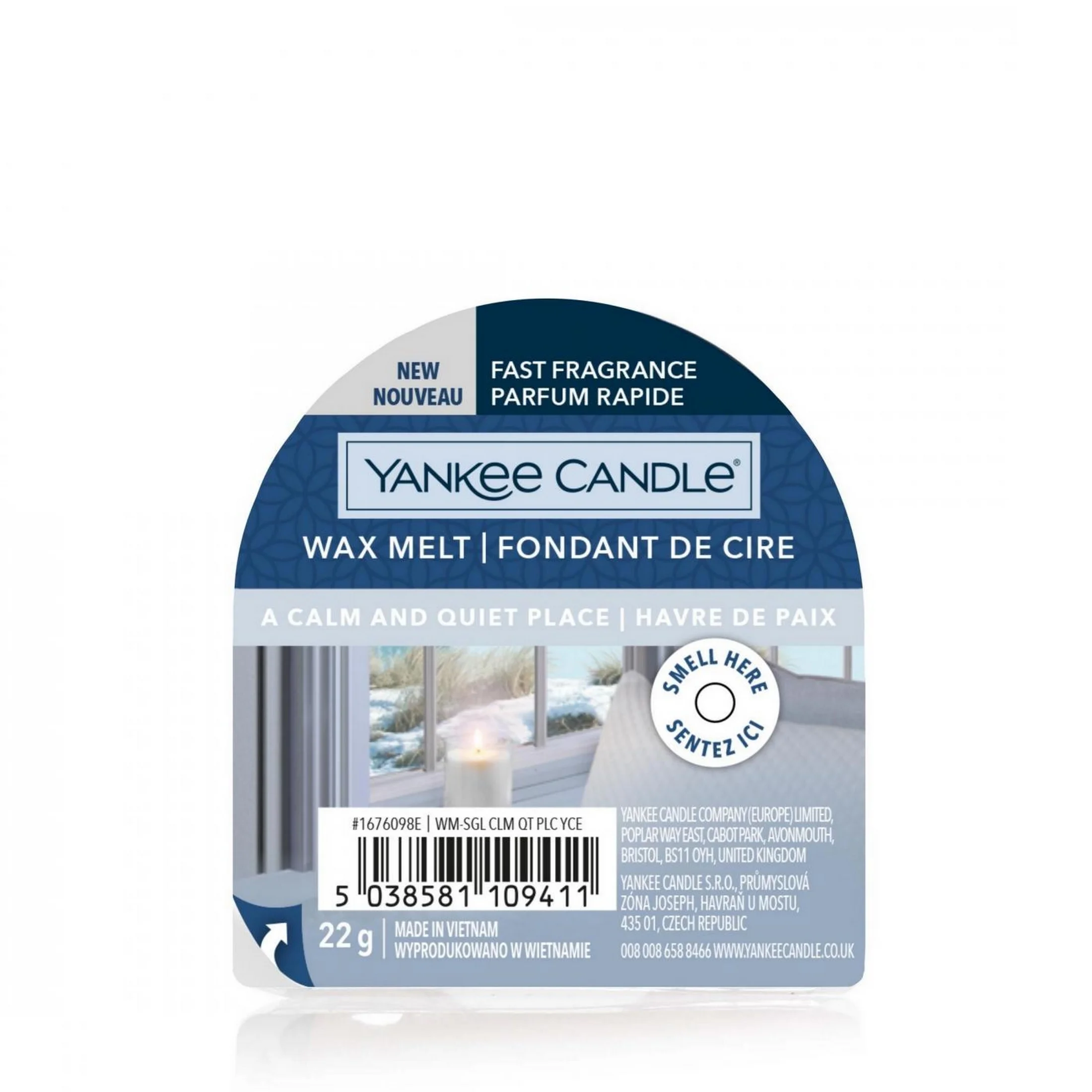 YANKEE CANDLE - Wosk zapachowy do kominka - Calm and Quiet Place