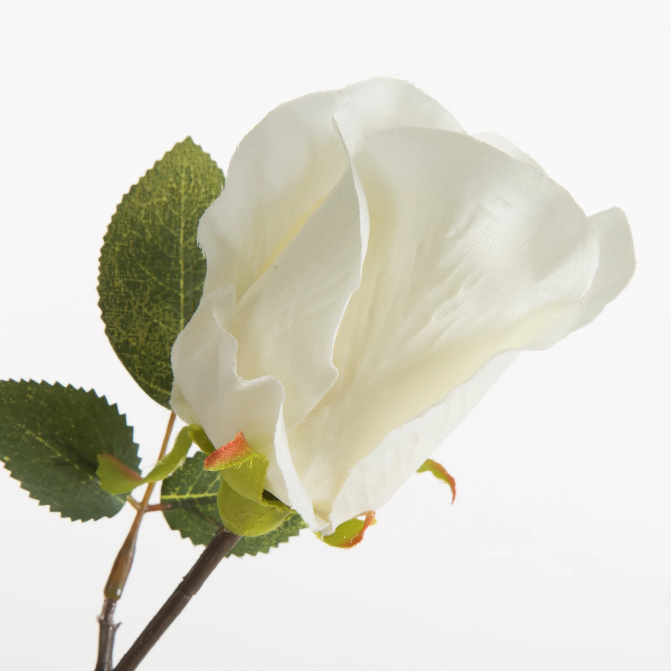 Kwiat sztuczny róża kremowa 53 cm