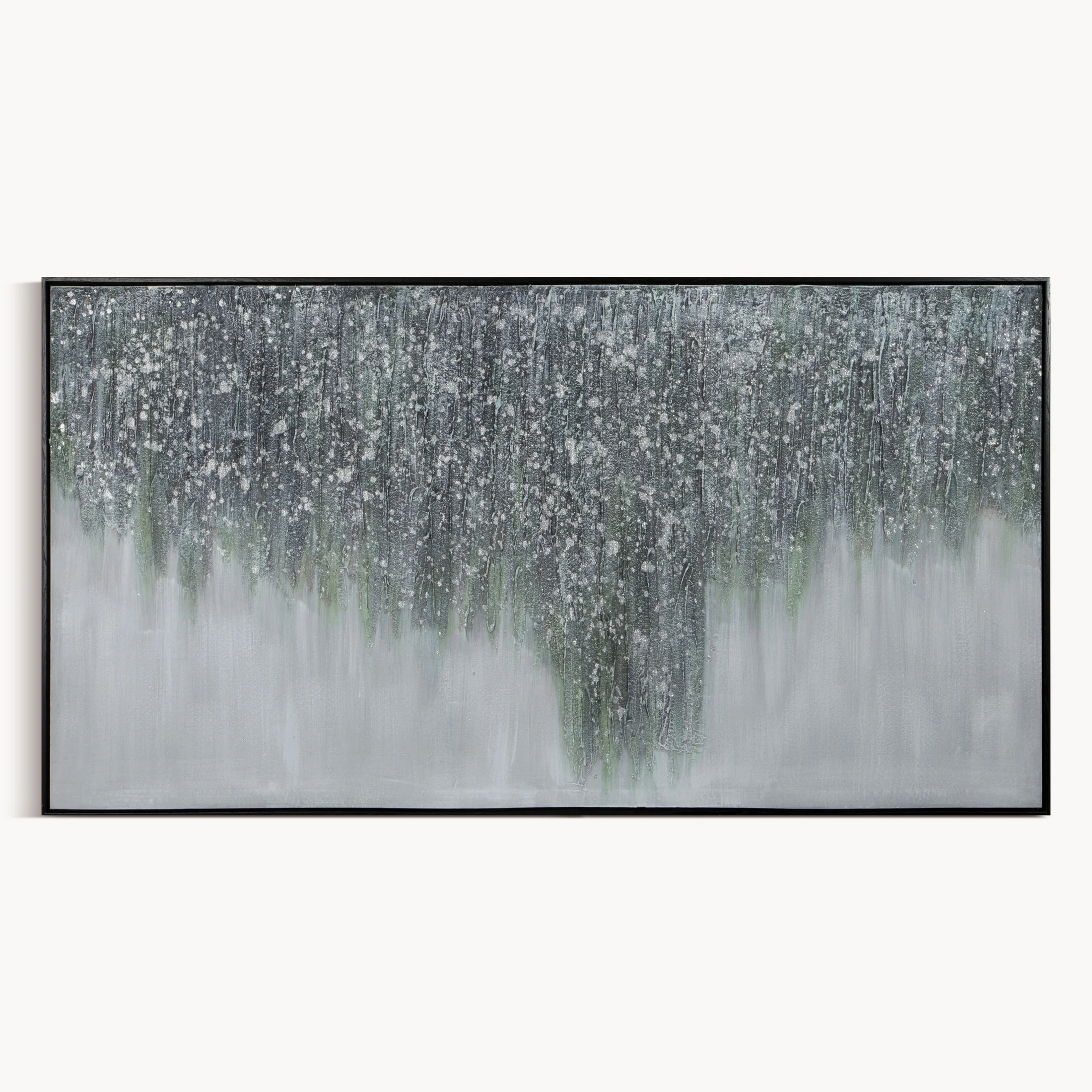 Obraz MIRAGE 2 abstrakcyjny ręcznie malowany na płótnie oprawiony w ramę | eurofirany