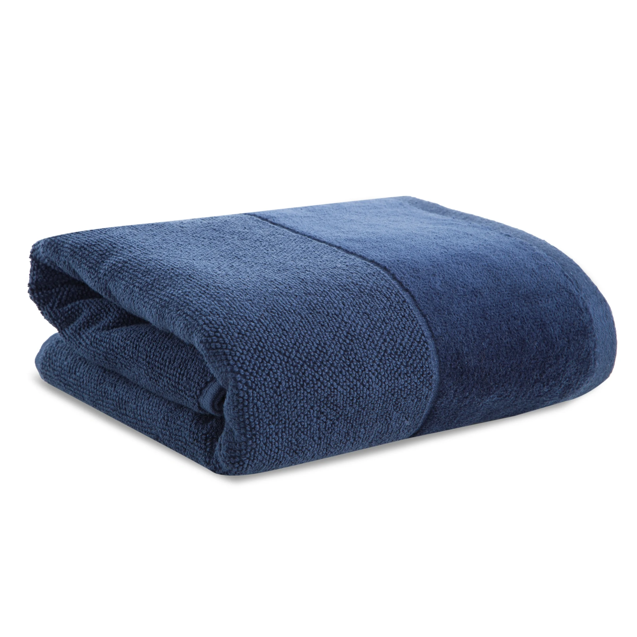 Ręcznik do rąk 30x50 cm bawełniany kolor granatowy zdobiony welwetową bordiurą 500 g/m2 FERO