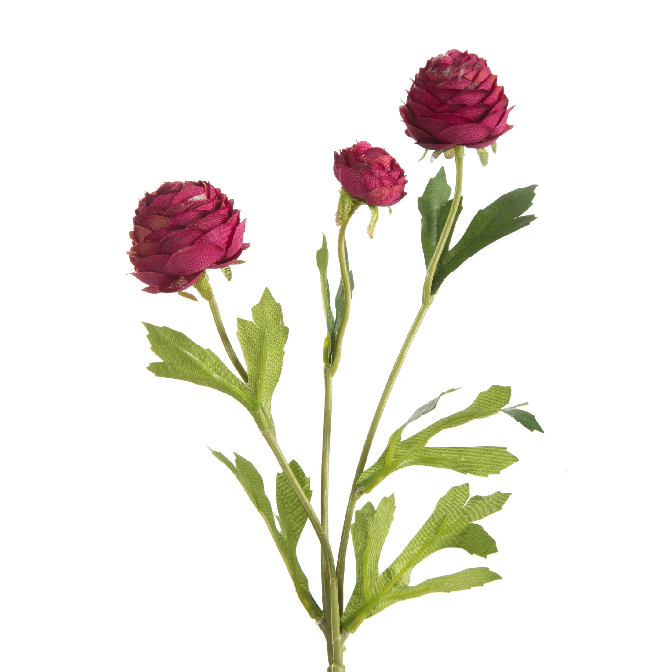 Kwiat sztuczny ciemnoróżowy 44 cm