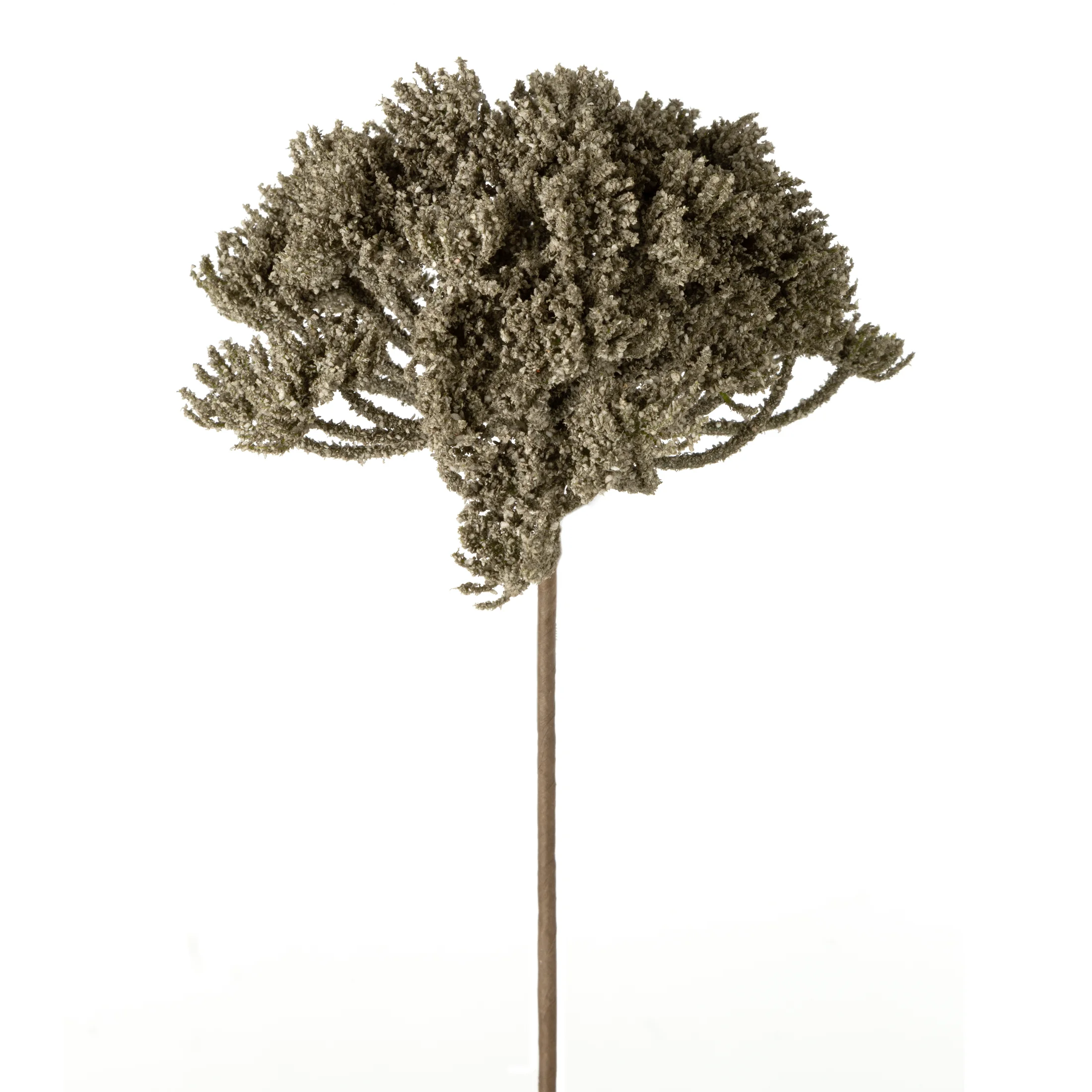 Kwiat sztuczny koper polny szarobeżowy 60 cm