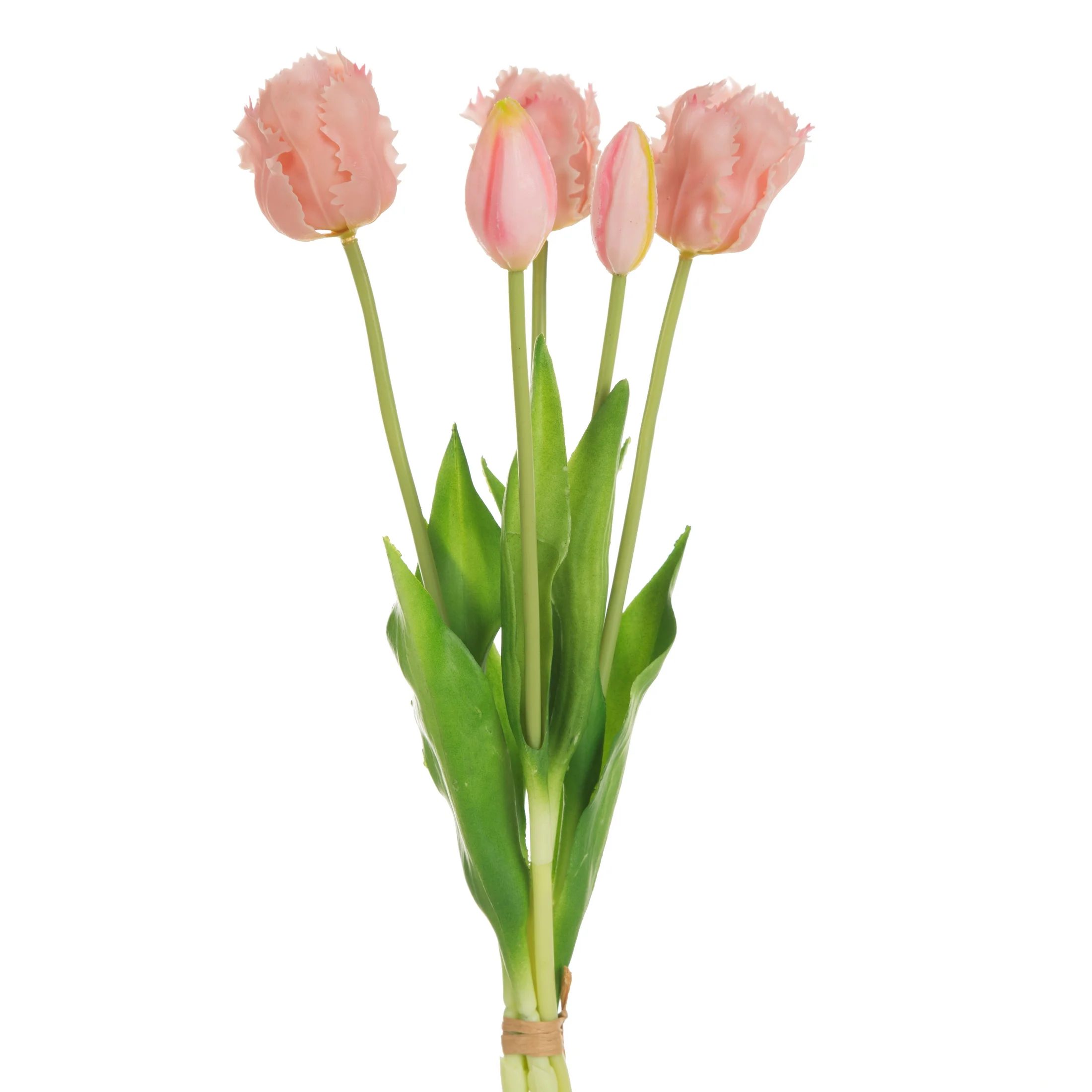 Kwiat sztuczny tulipan różowy 43 cm