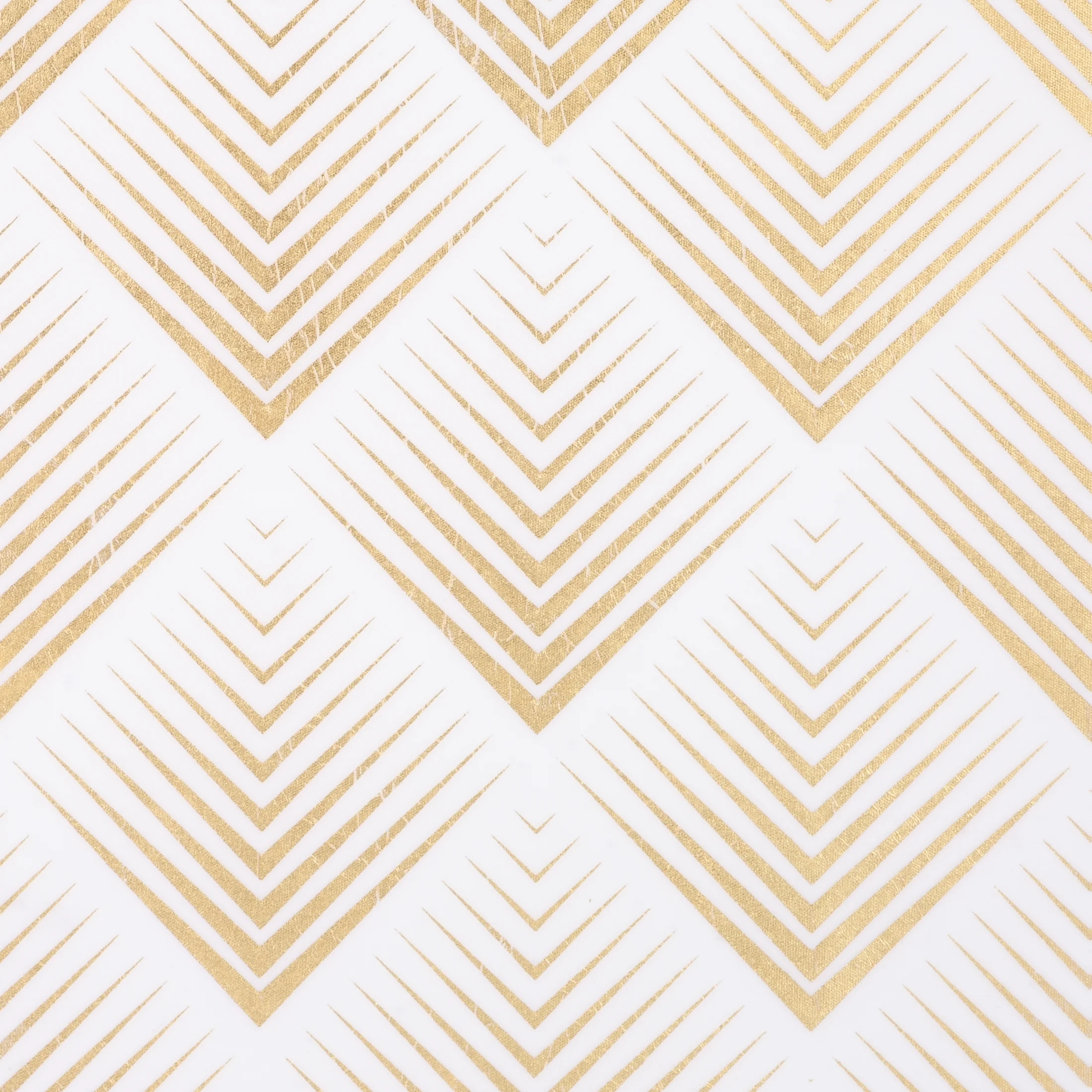Obraz geometryczny biały ze złotym nadrukiem w złotej ramie 53x53 cm BLANCA 2 LIMITED COLLECTION