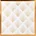 Obraz geometryczny biały ze złotym nadrukiem w złotej ramie 53x53 cm BLANCA 2 LIMITED COLLECTION